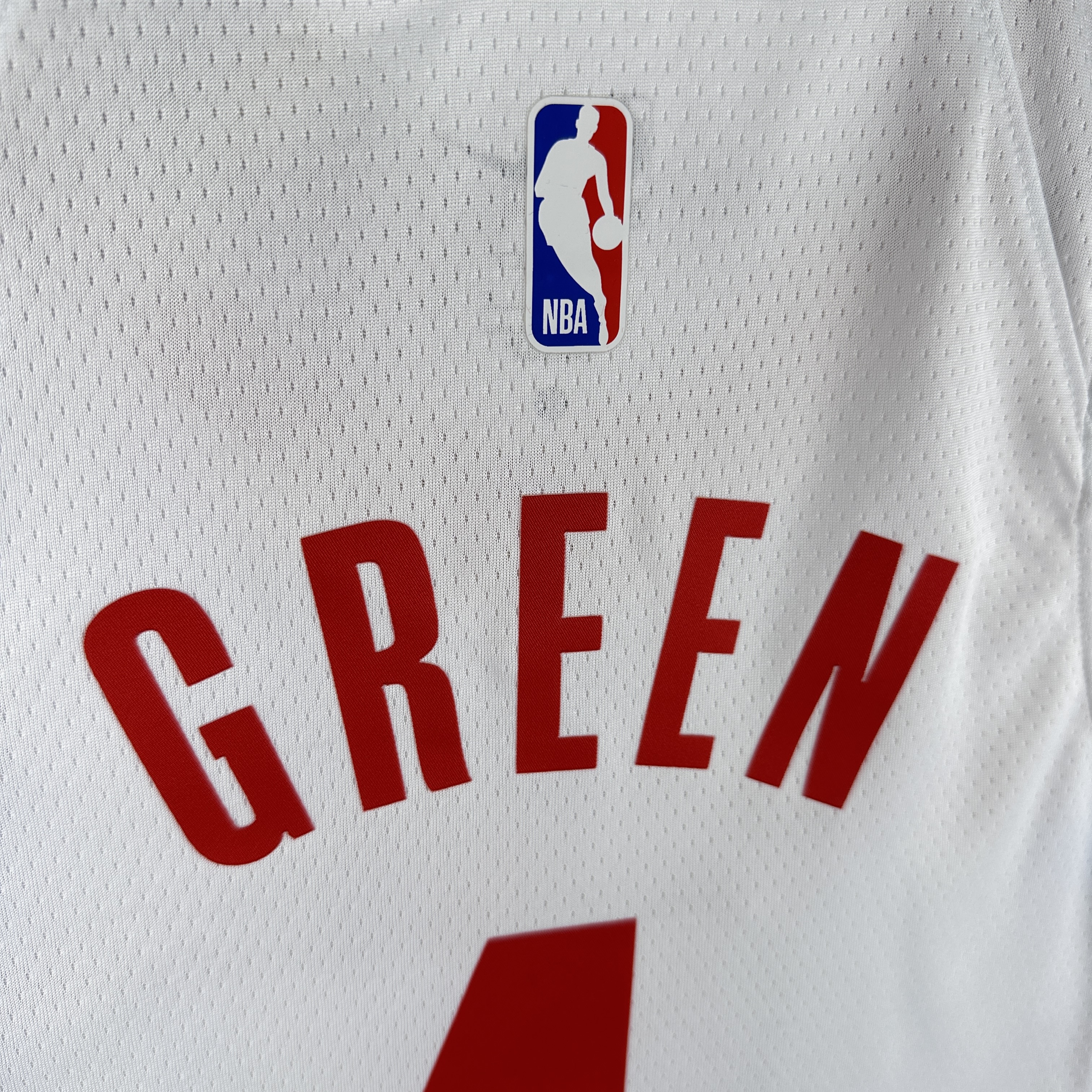 23 Season Rockets Home White #4 Green