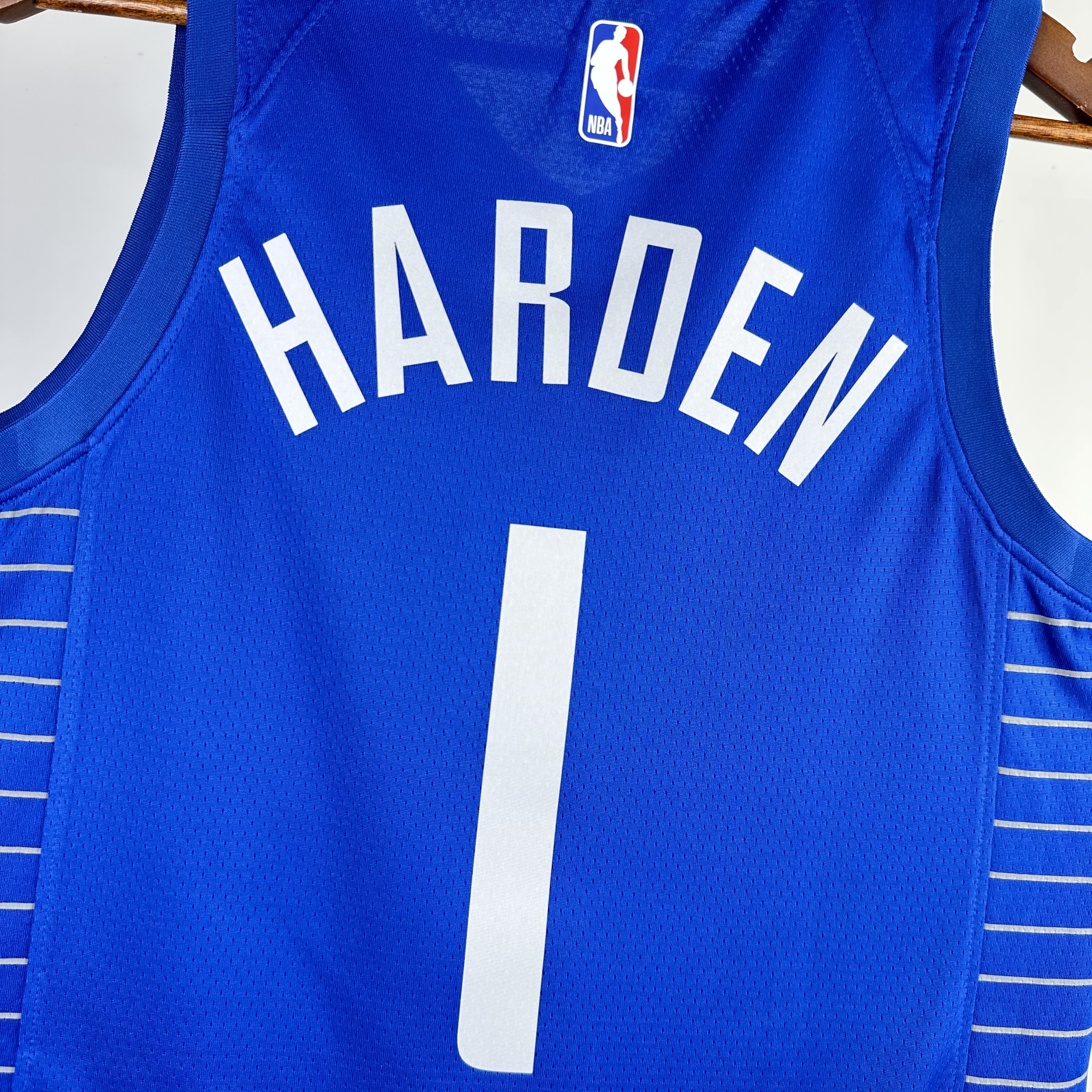 23 Season Los Angeles Clippers Away Blue  No.1 Harden
