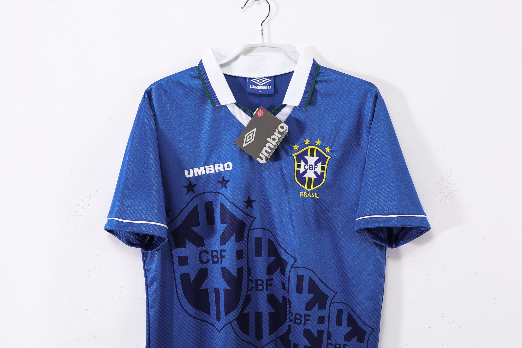 Retro  Brazil 1996 Away Blue