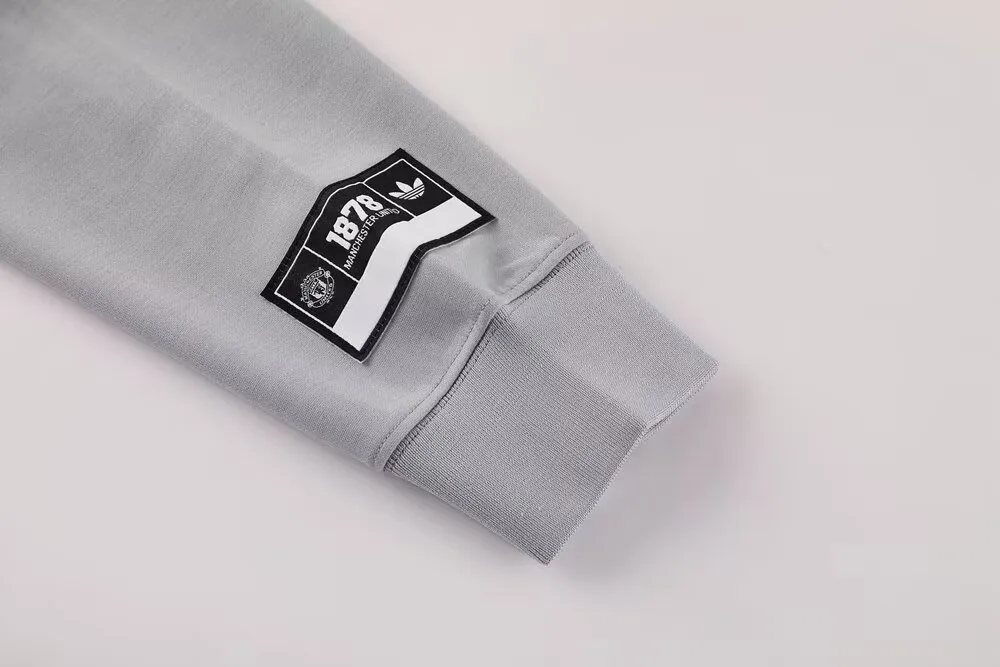 Manchester united Hoodie Gray Suit
