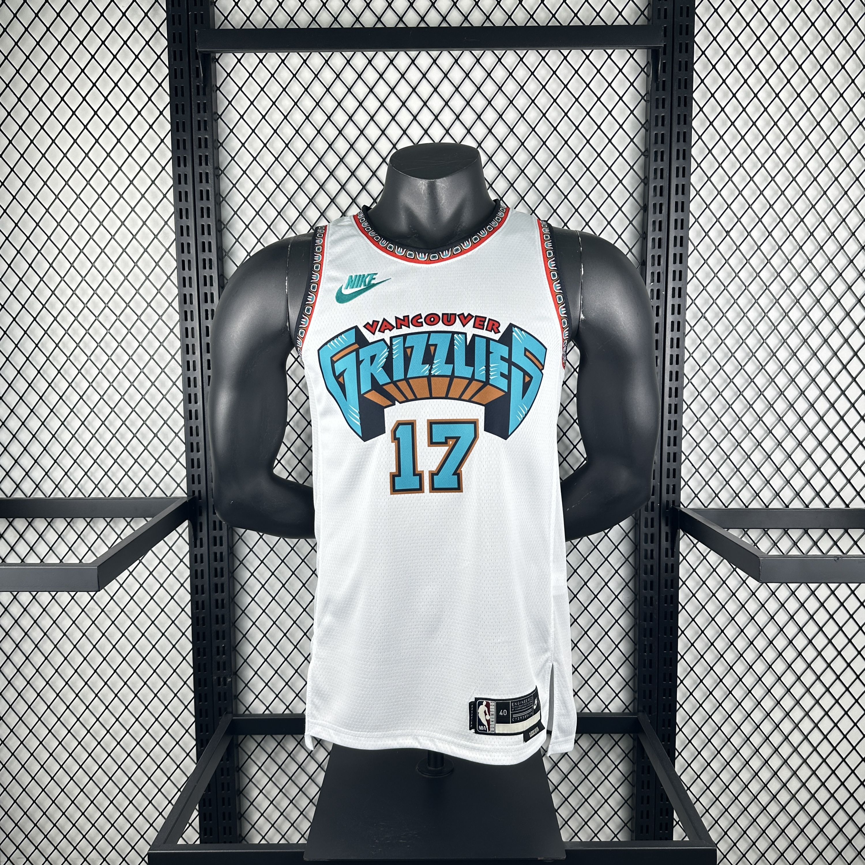 25 Season Grizzlies White  #17