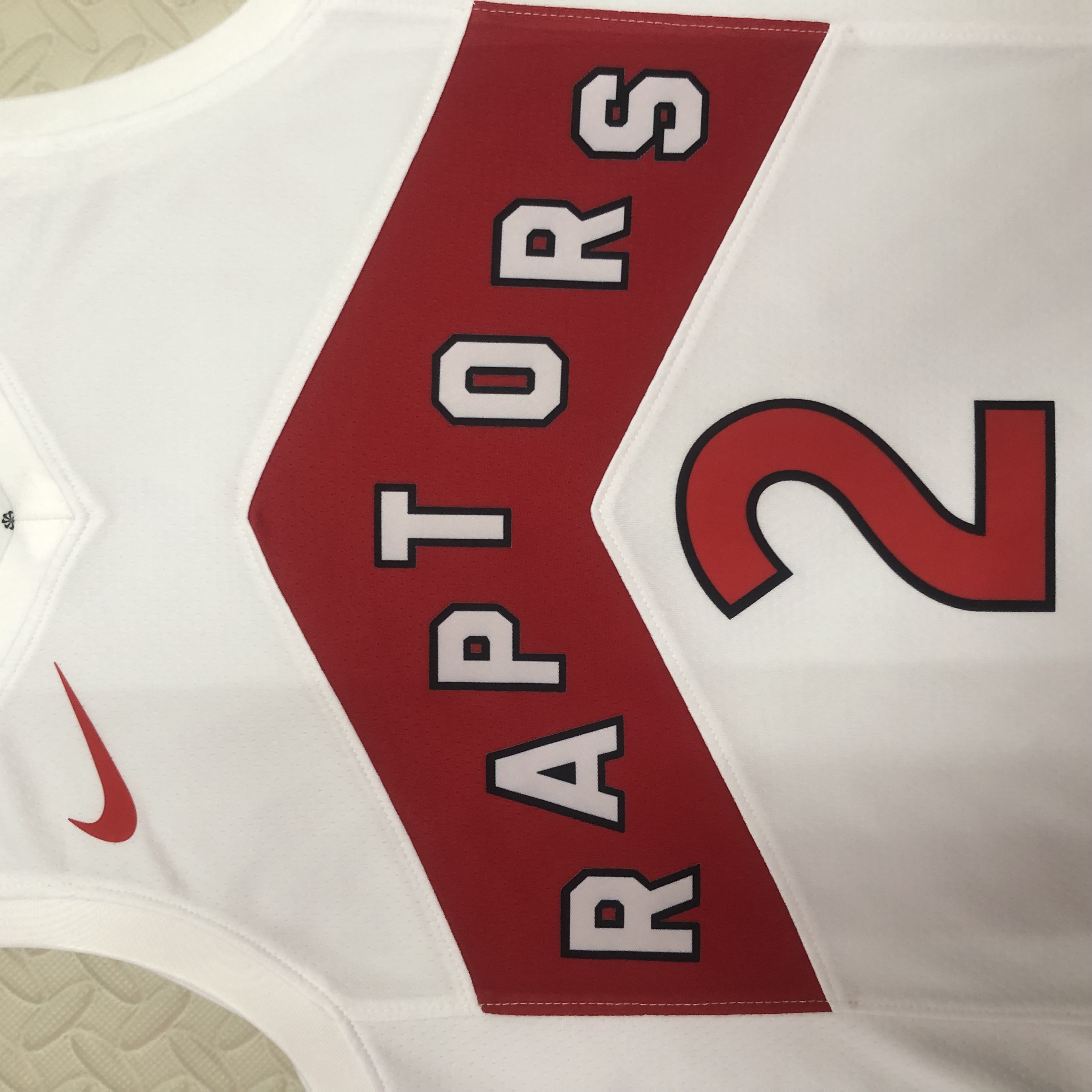 23 Season Toronto Raptors Home White  No.2 Leonard