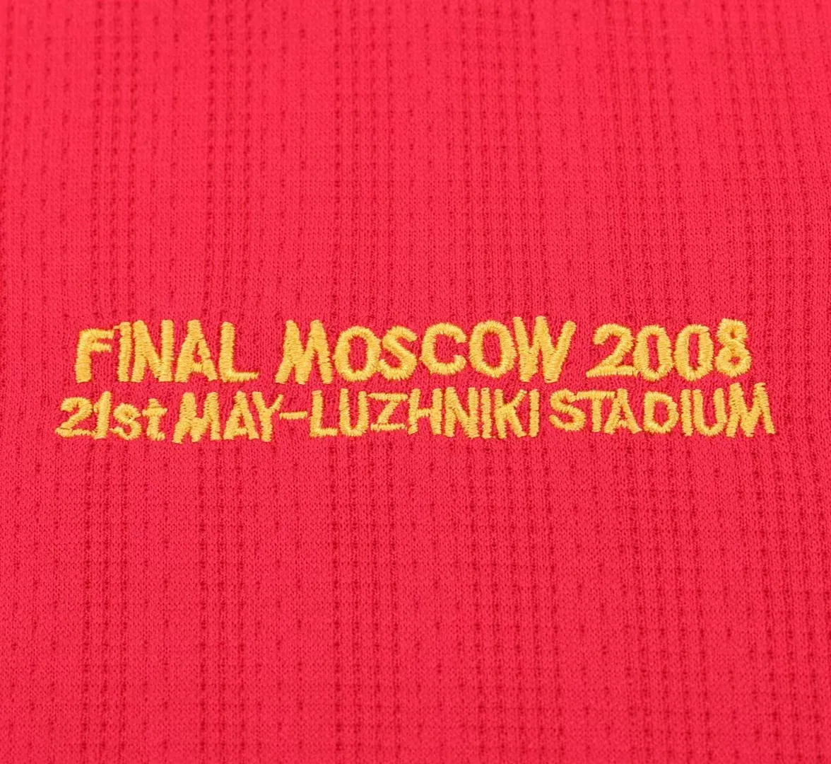 Kids Retro Manchester united 07/08 Home Kit Long Sleeves 16-28