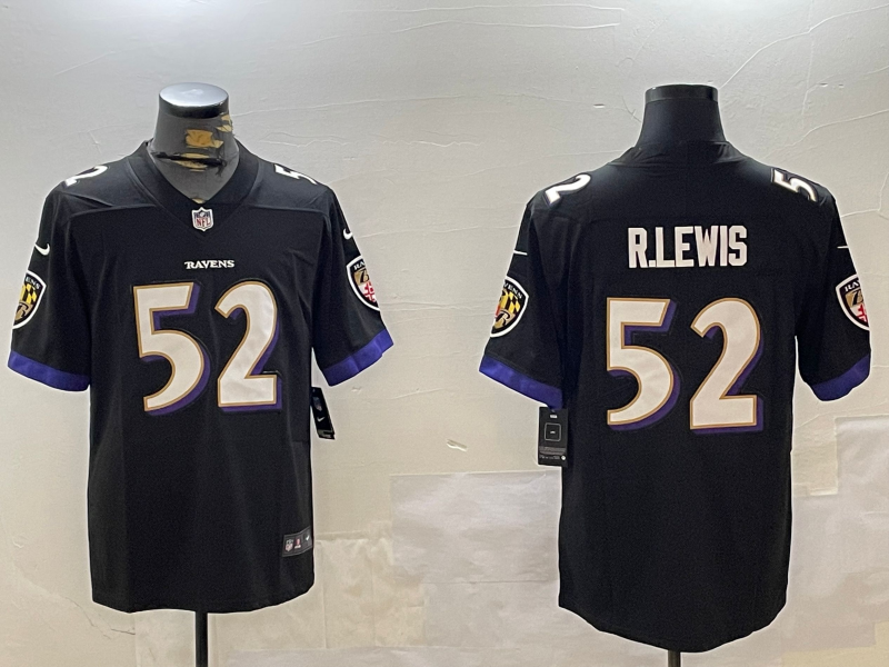 Baltimore Ravens #52 Black