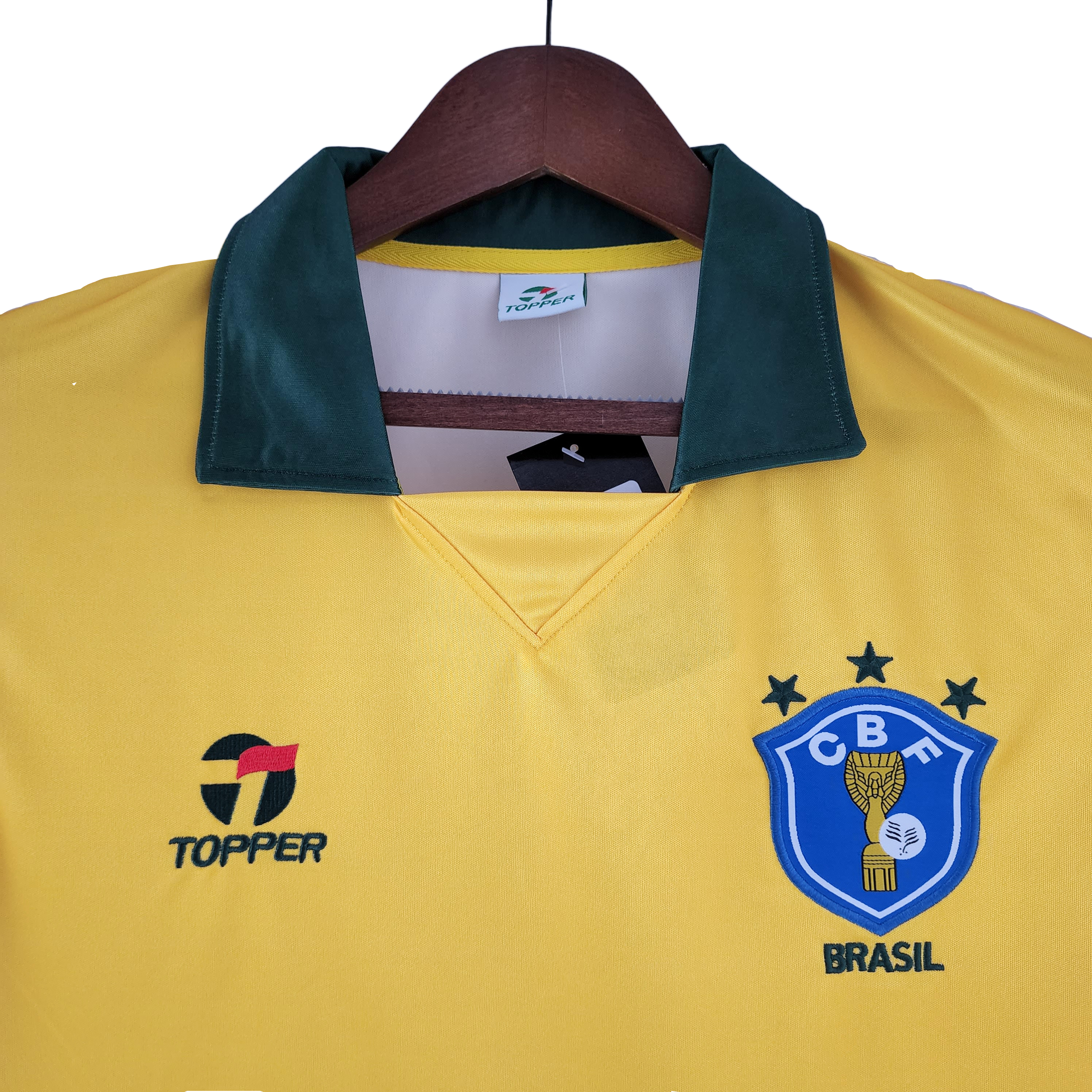 Retro  Brazil 1988 Home Yellow