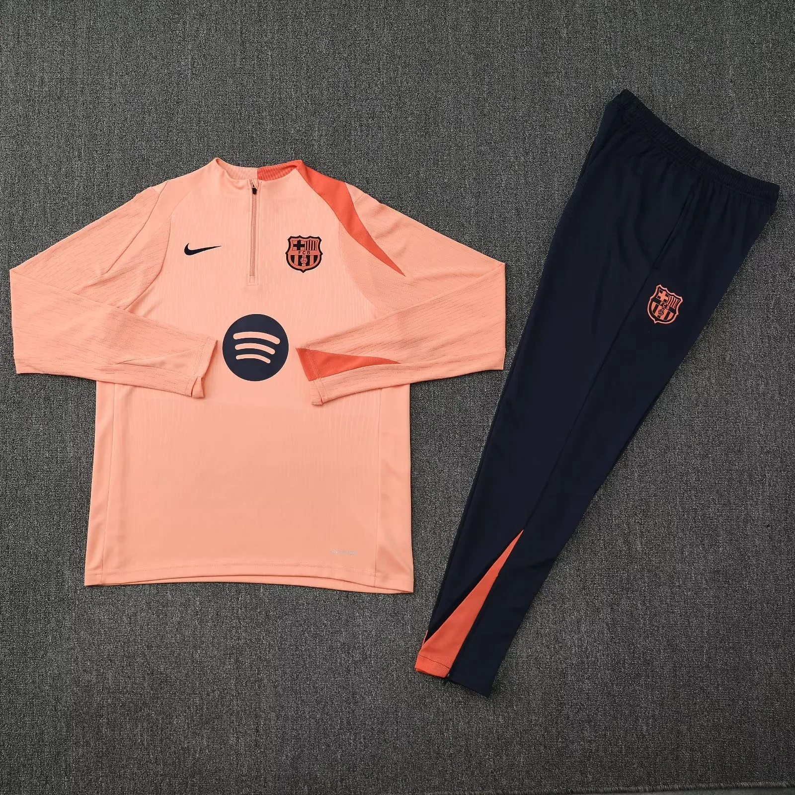 2425 Barcelona half zipper Training suit