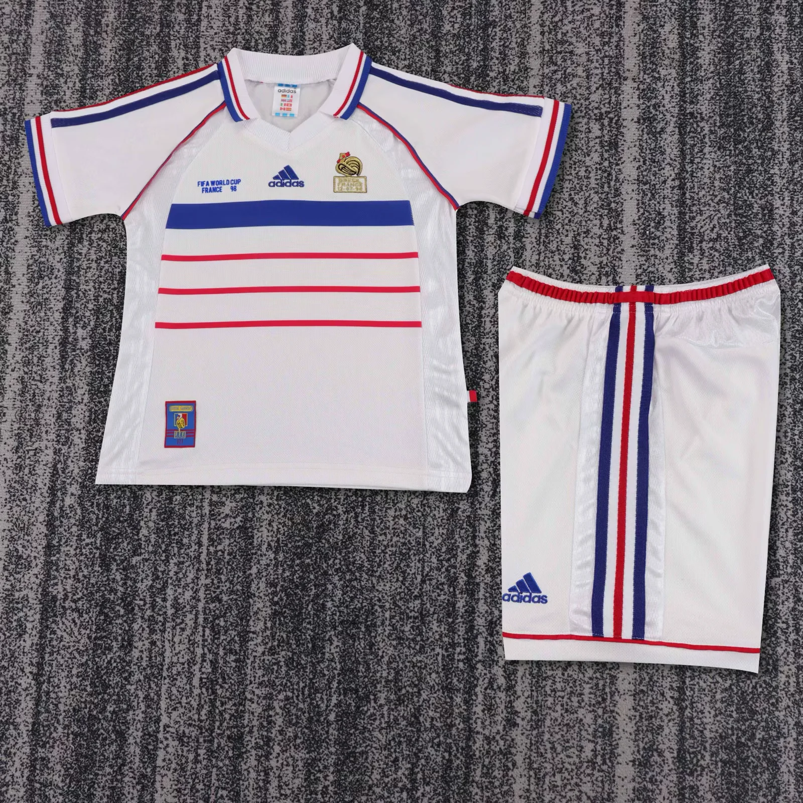 Kids Retro Kit France 1998 Away