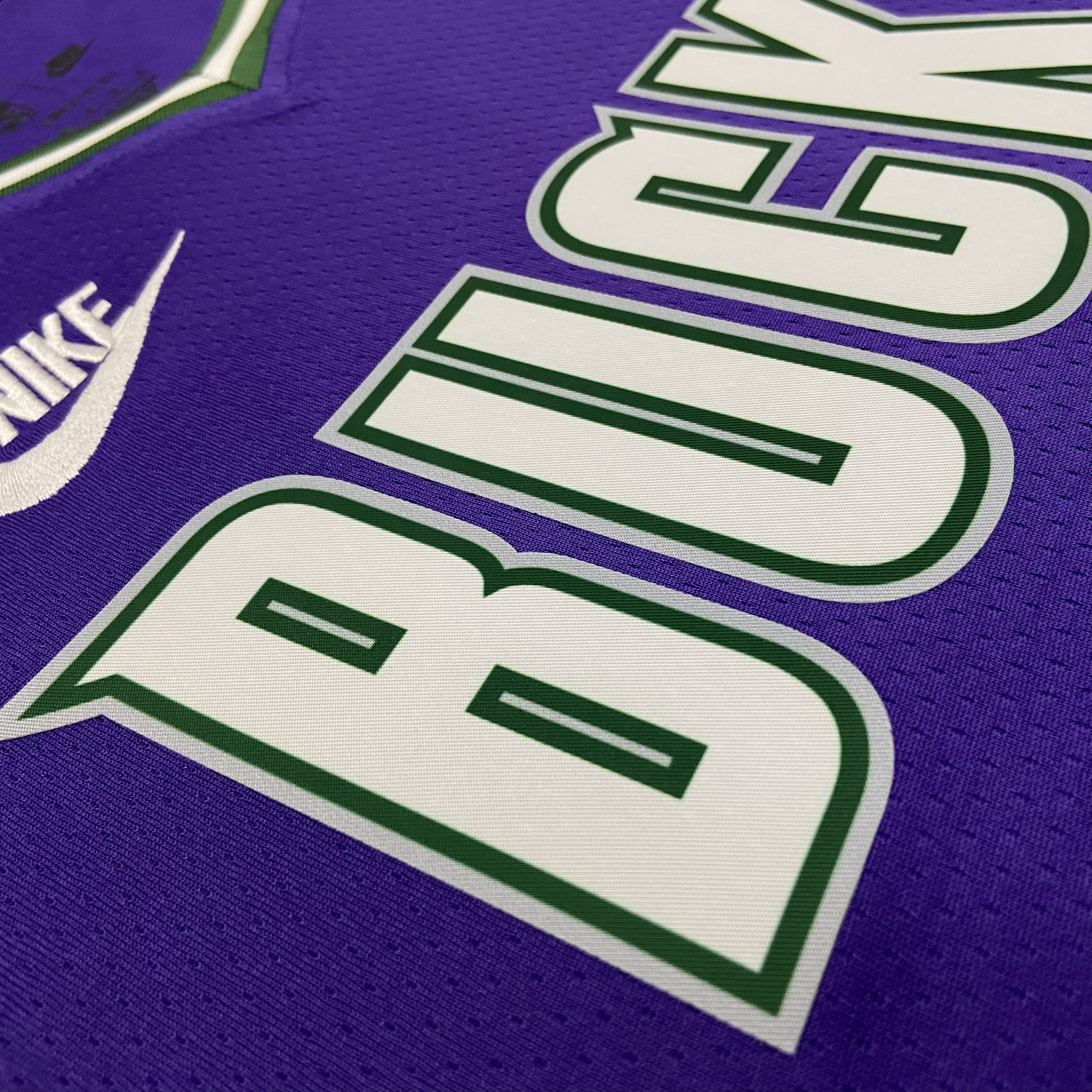 23 Season Milwaukee Bucks Purple  No.34
