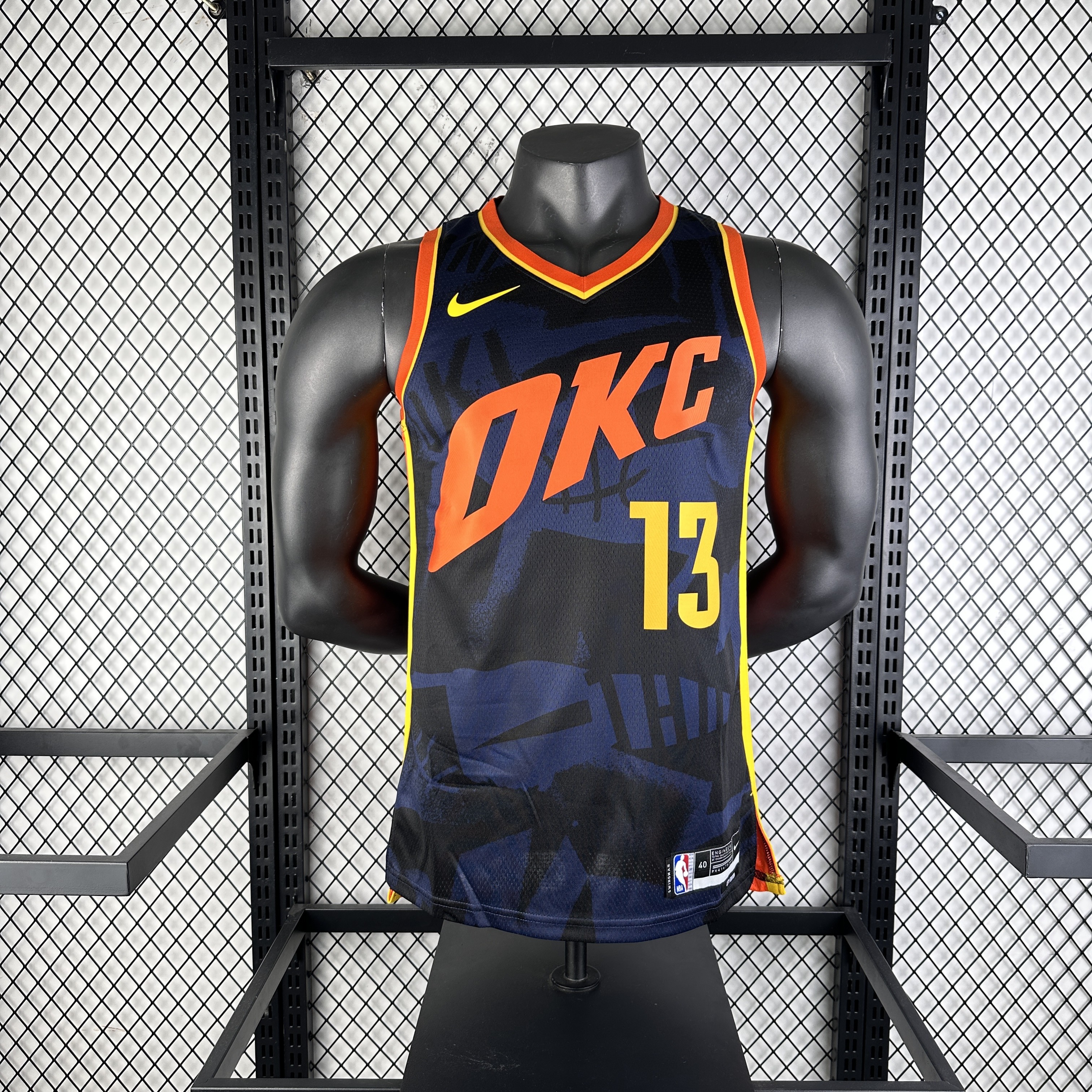 24 Season Oklahoma City Thunder City Edition #13 George