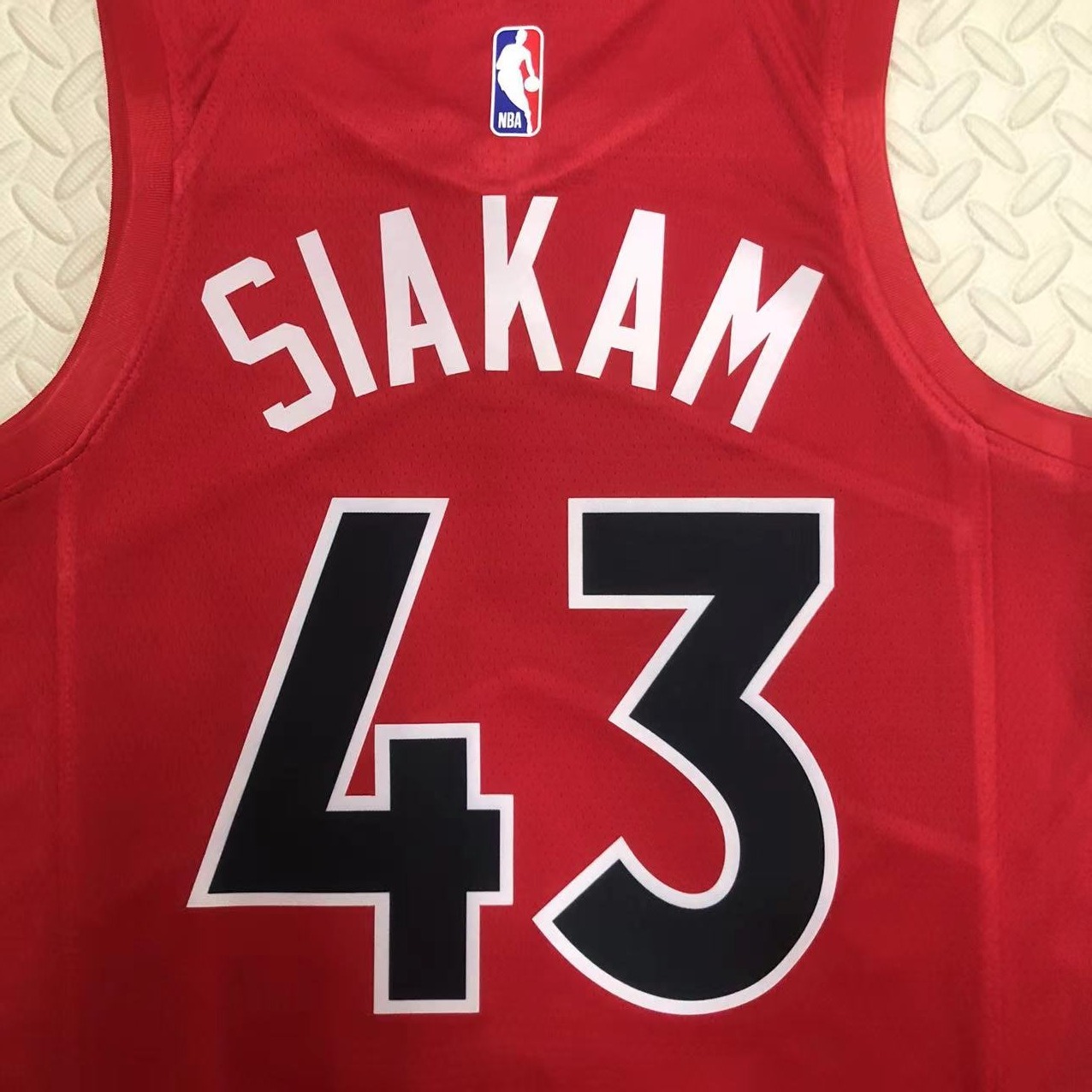 23 Season Toronto Raptors Away Red  No.43 Siakam