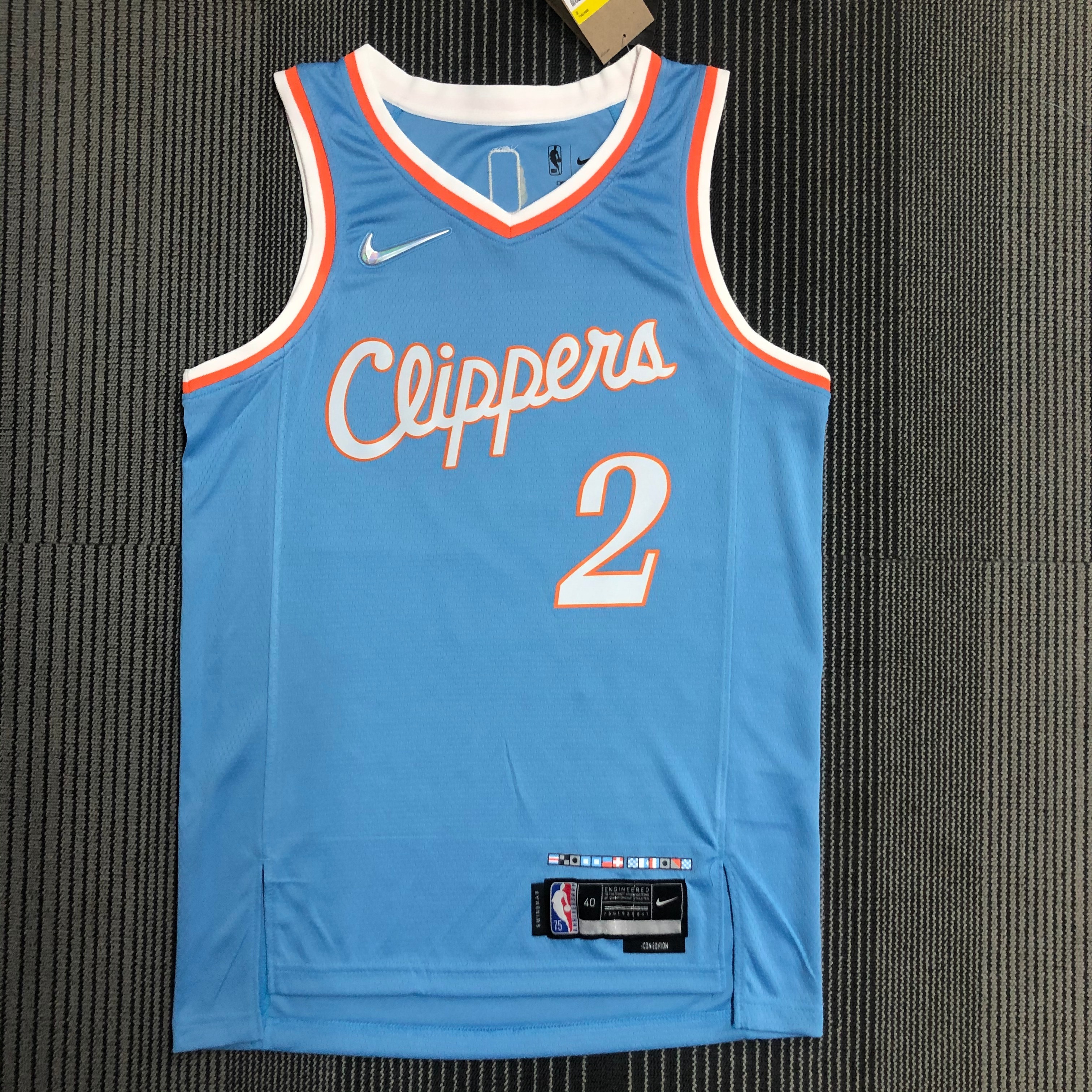 22 Season Los Angeles Clippers City Edition No.2 Leonard
