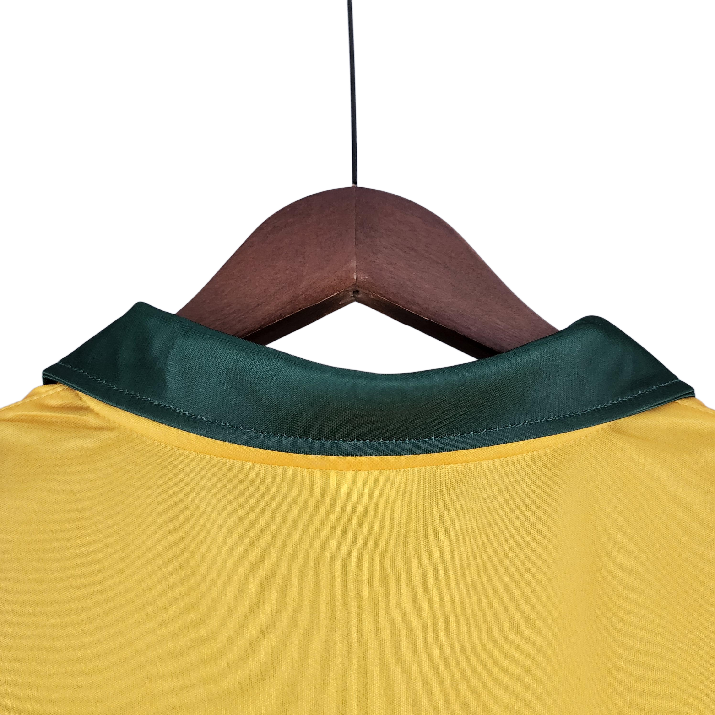 Retro  Brazil 1988 Home Yellow