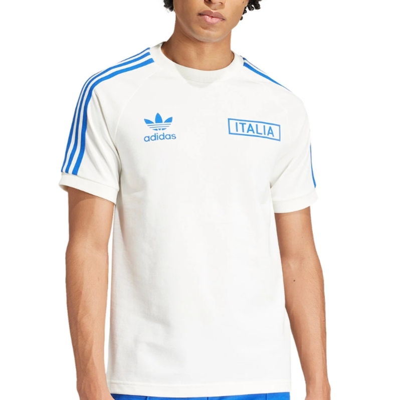 ITALY FIGC WHITE ADICOLOR T-SHIRT 2023/24