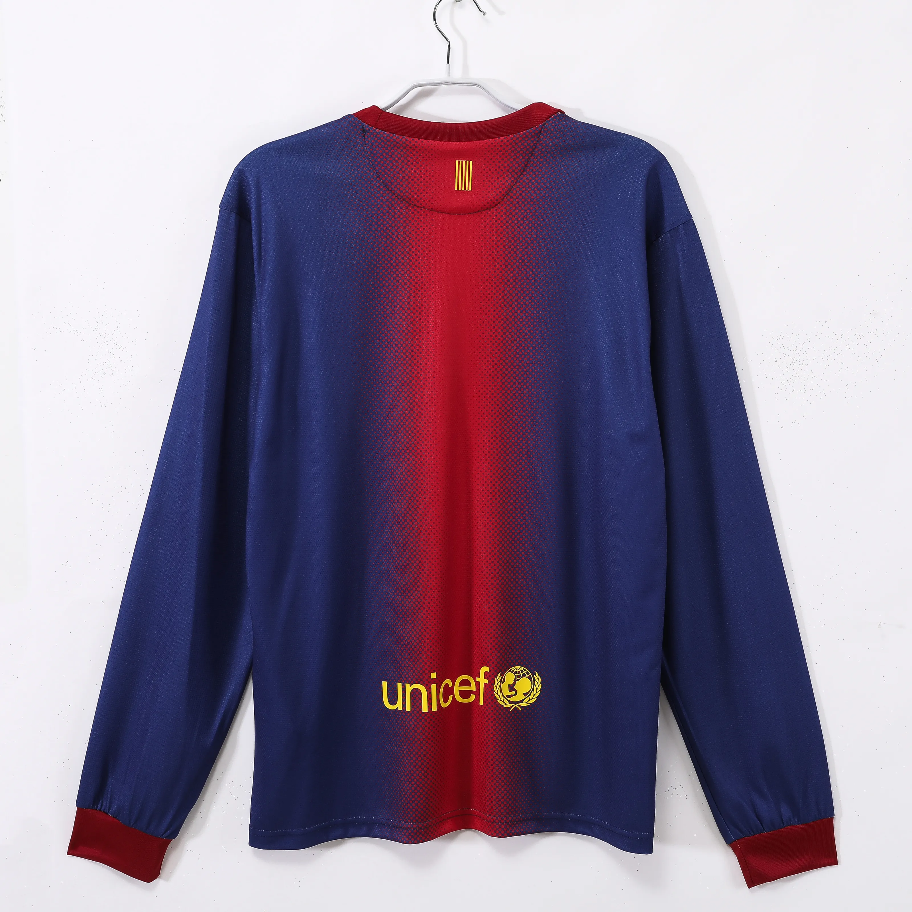 Retro 12/13 Barcelona Home Long Sleeves S-XXL