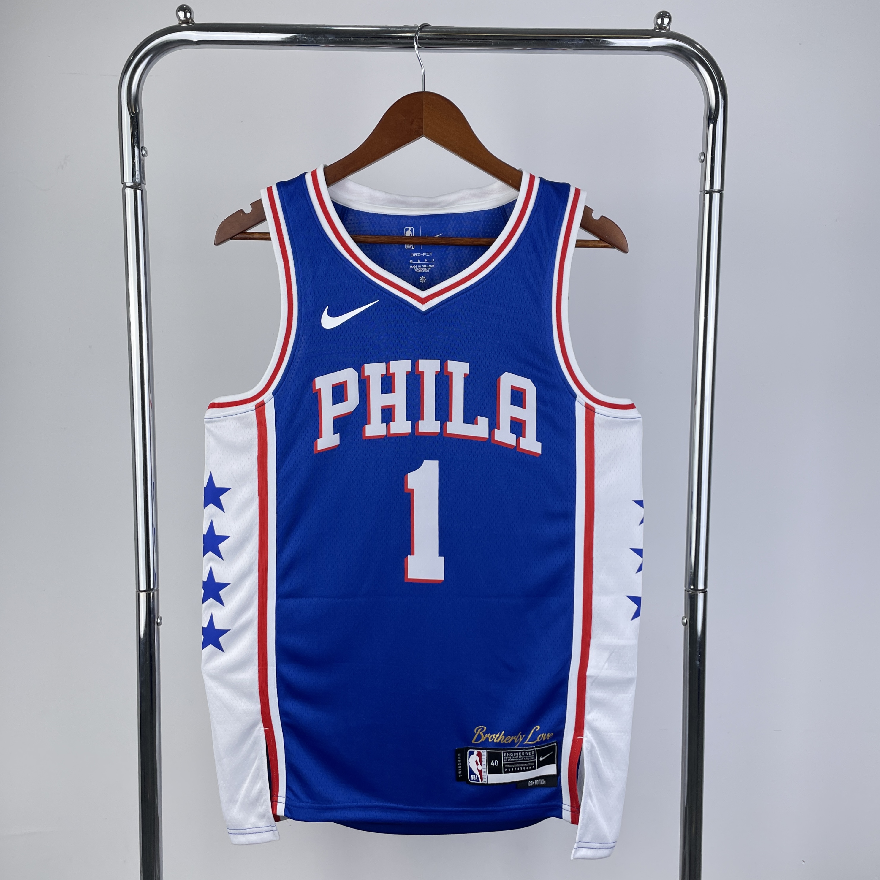 23 Season Philadelphia 76ers Blue V  #1