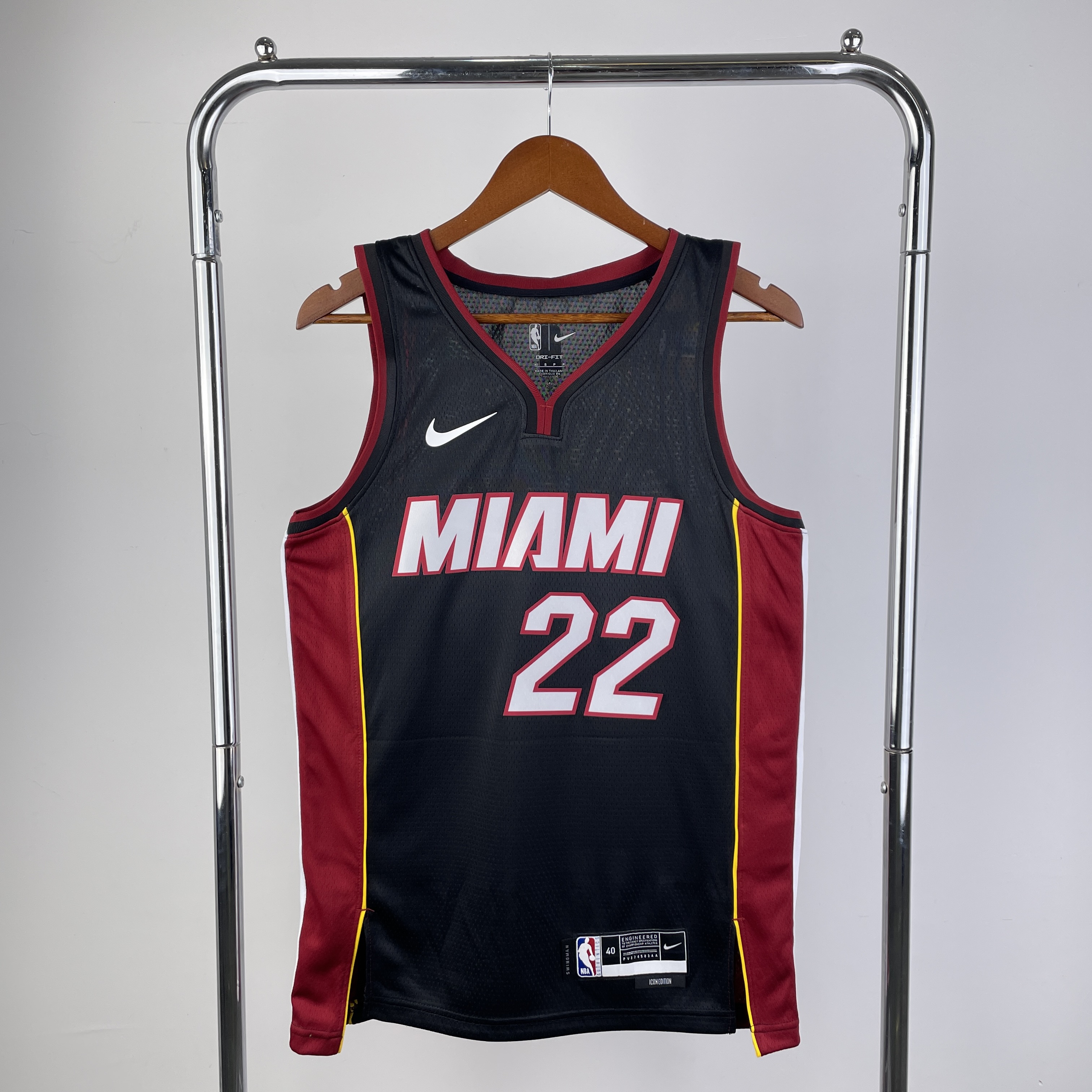 23 Season Miami Heat Black  No.22 Butler