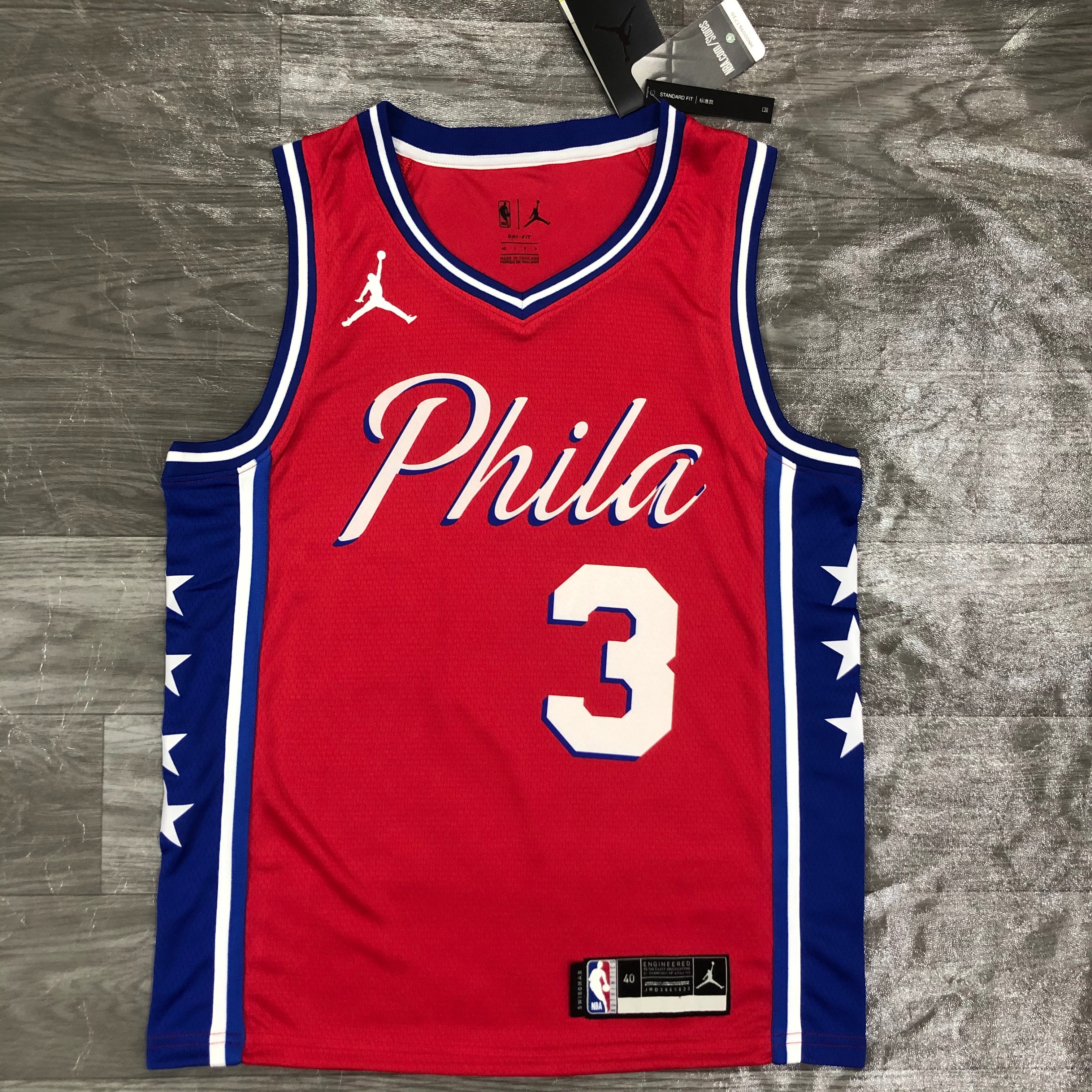 21 Season Philadelphia 76ers Flyer Red  #3