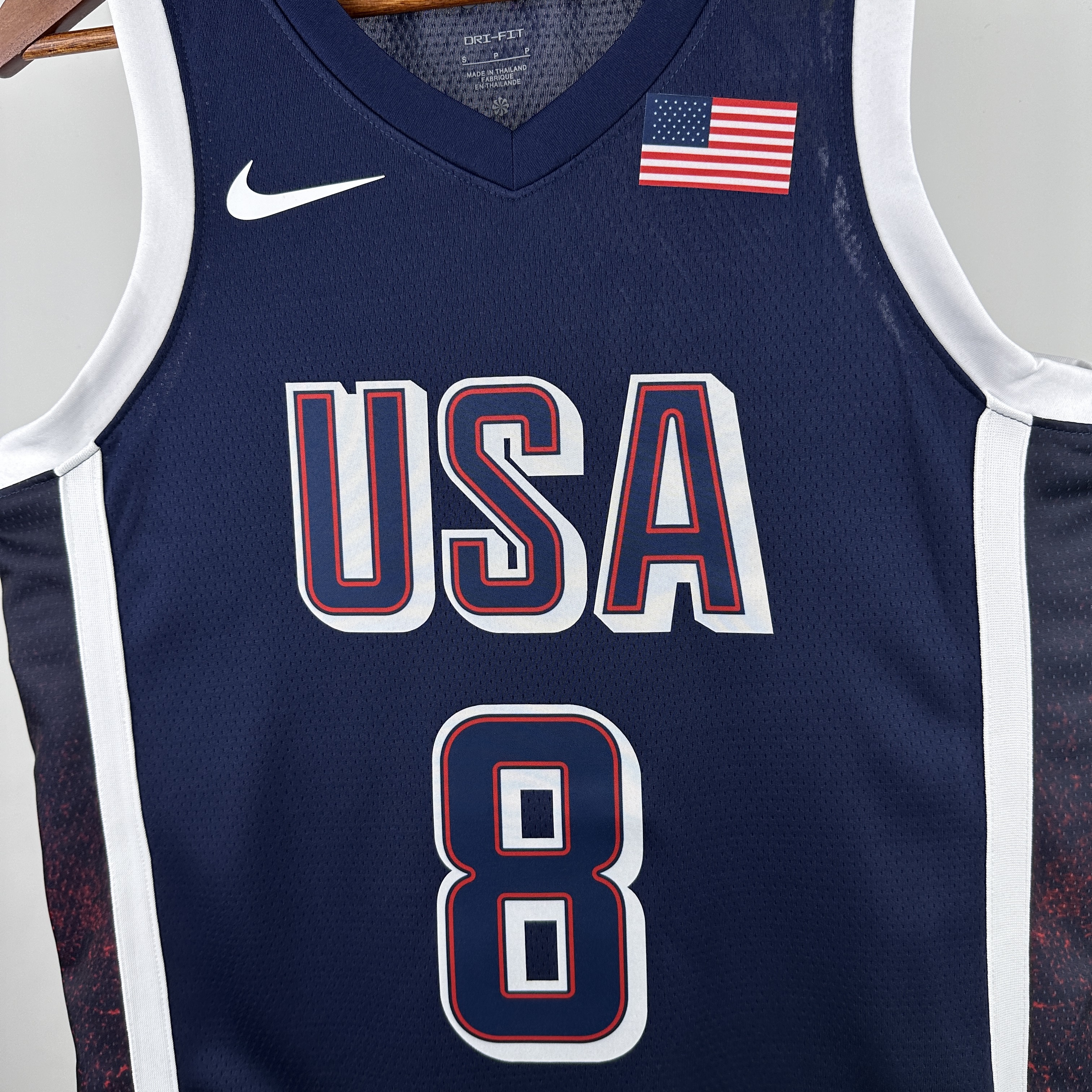 2024 Olympic Basketball USA Blue No.8 Leonard