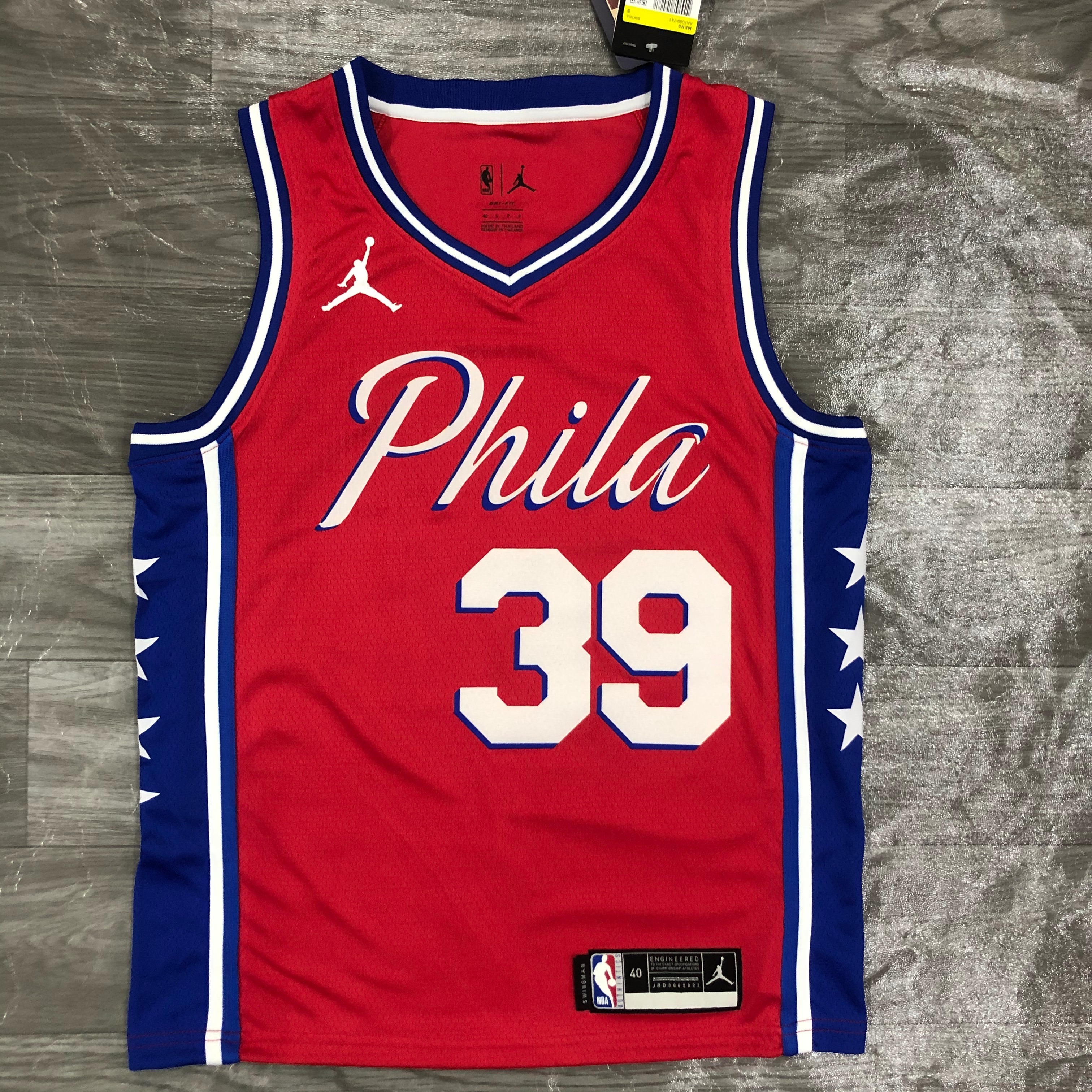 21 Season Philadelphia 76ers Flyer Red  #39