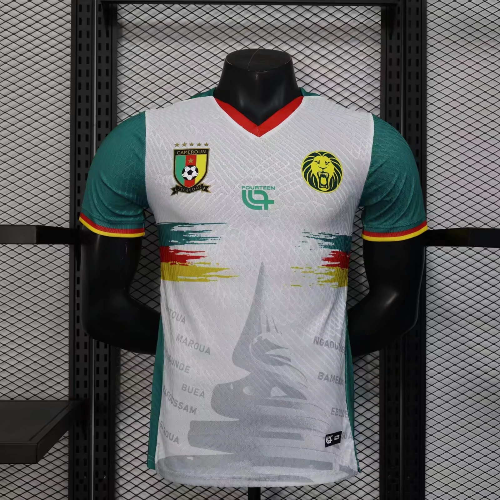Player Version Cameroon 25/26 White  S-XXL