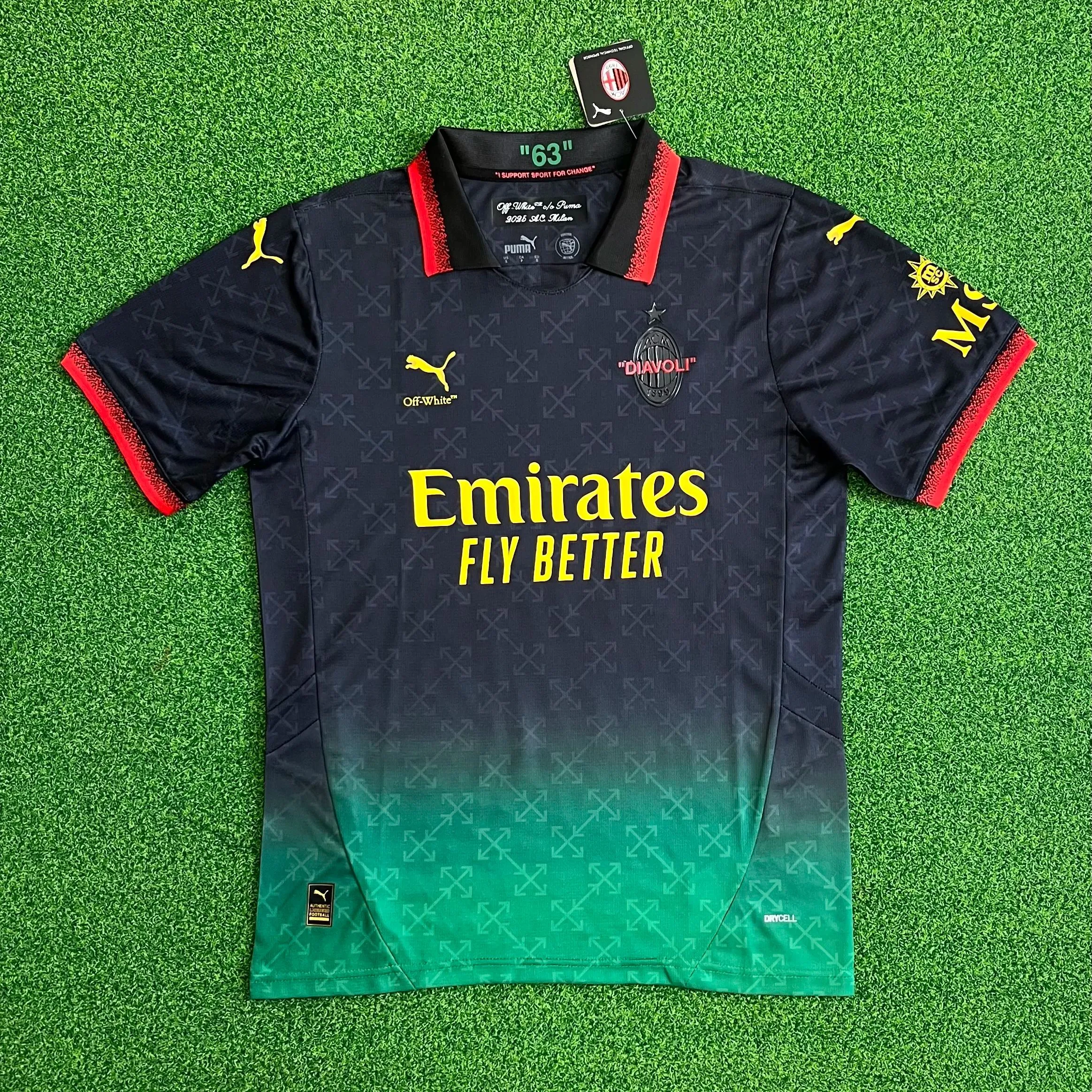 AC milan Special Black S-XXL