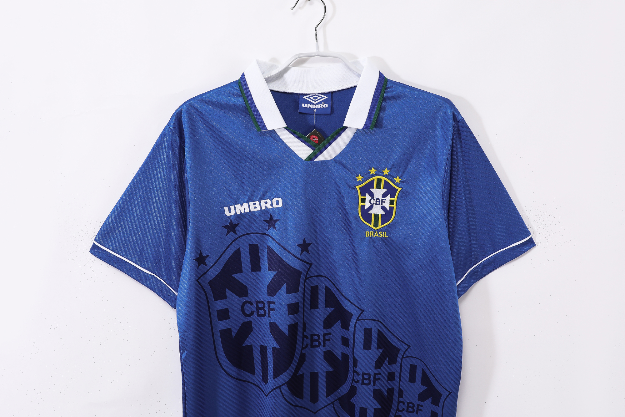 Retro  Brazil 1996 Away Blue