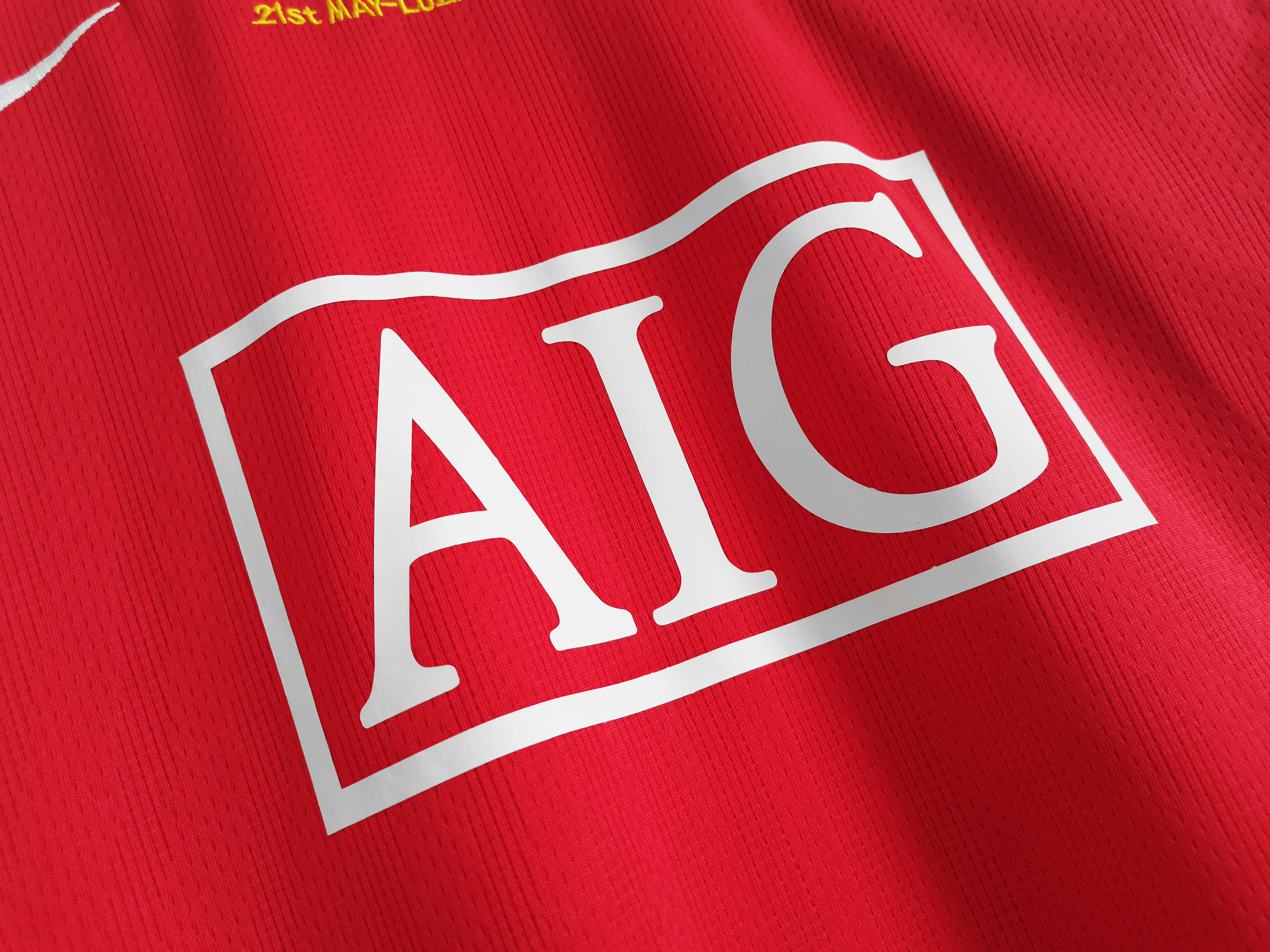 Retro Manchester United 07/08 Final Moscow Home Red