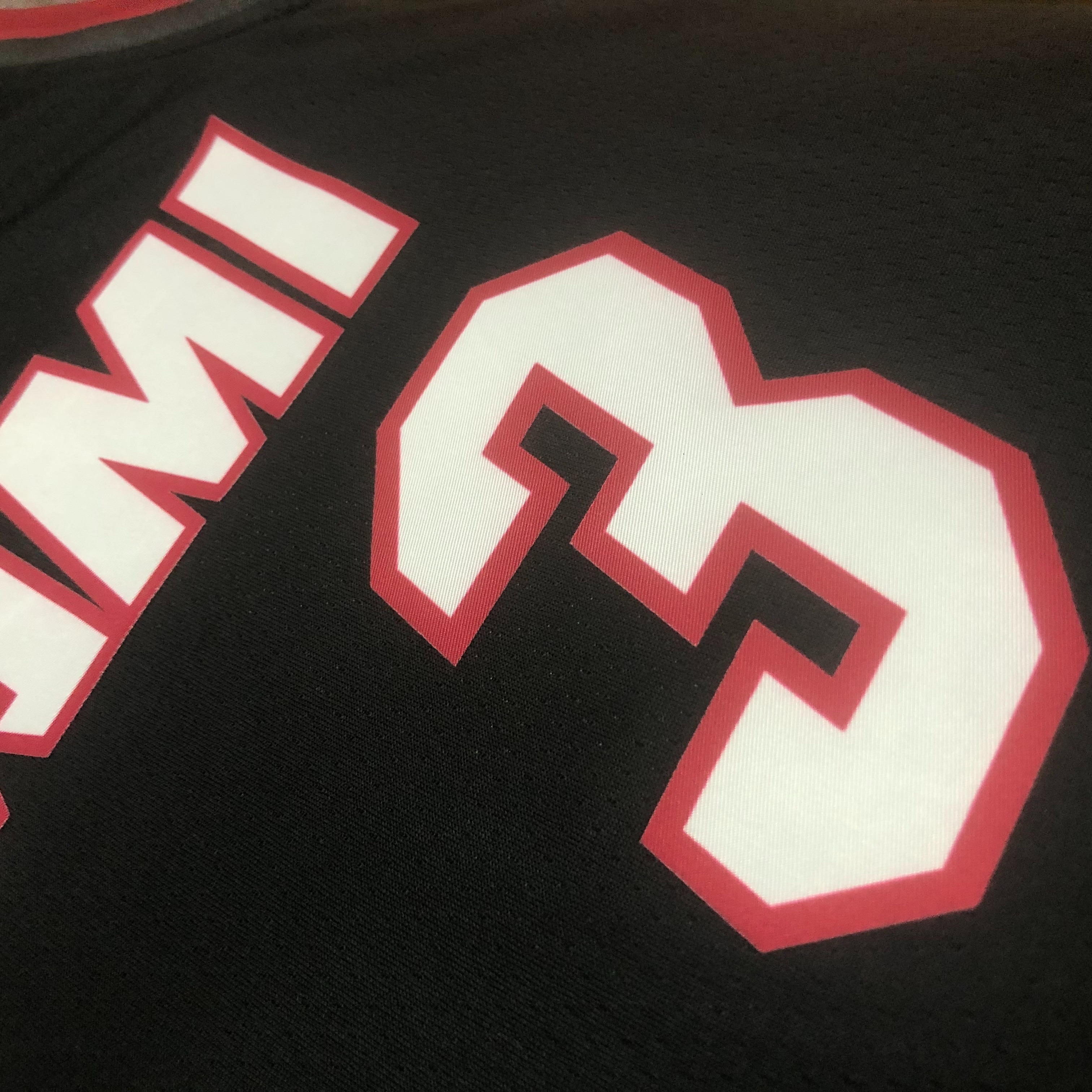 23 Season Miami Heat Black  No.3 Wade