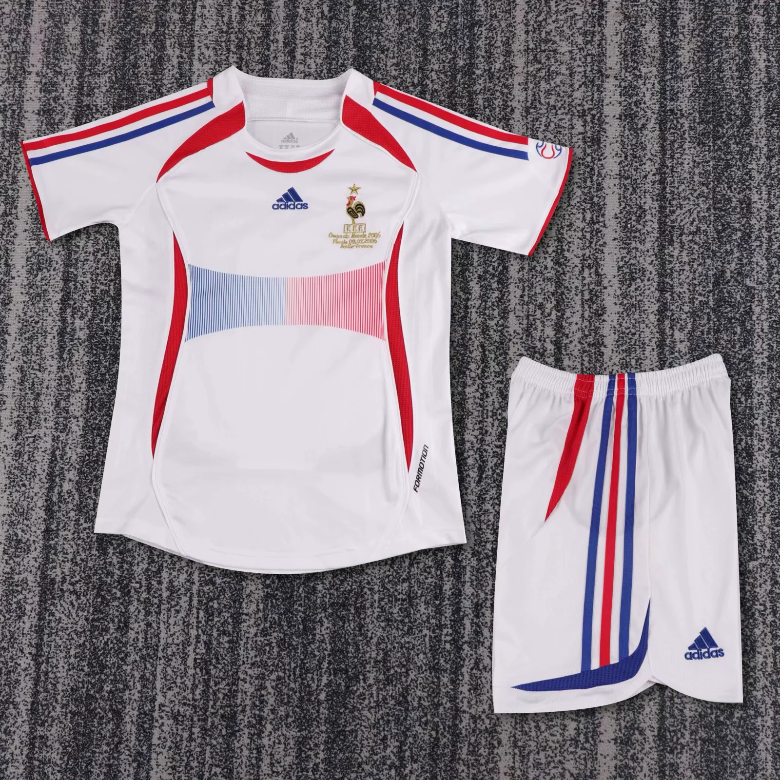 Kids Retro Kit France 2006 Away
