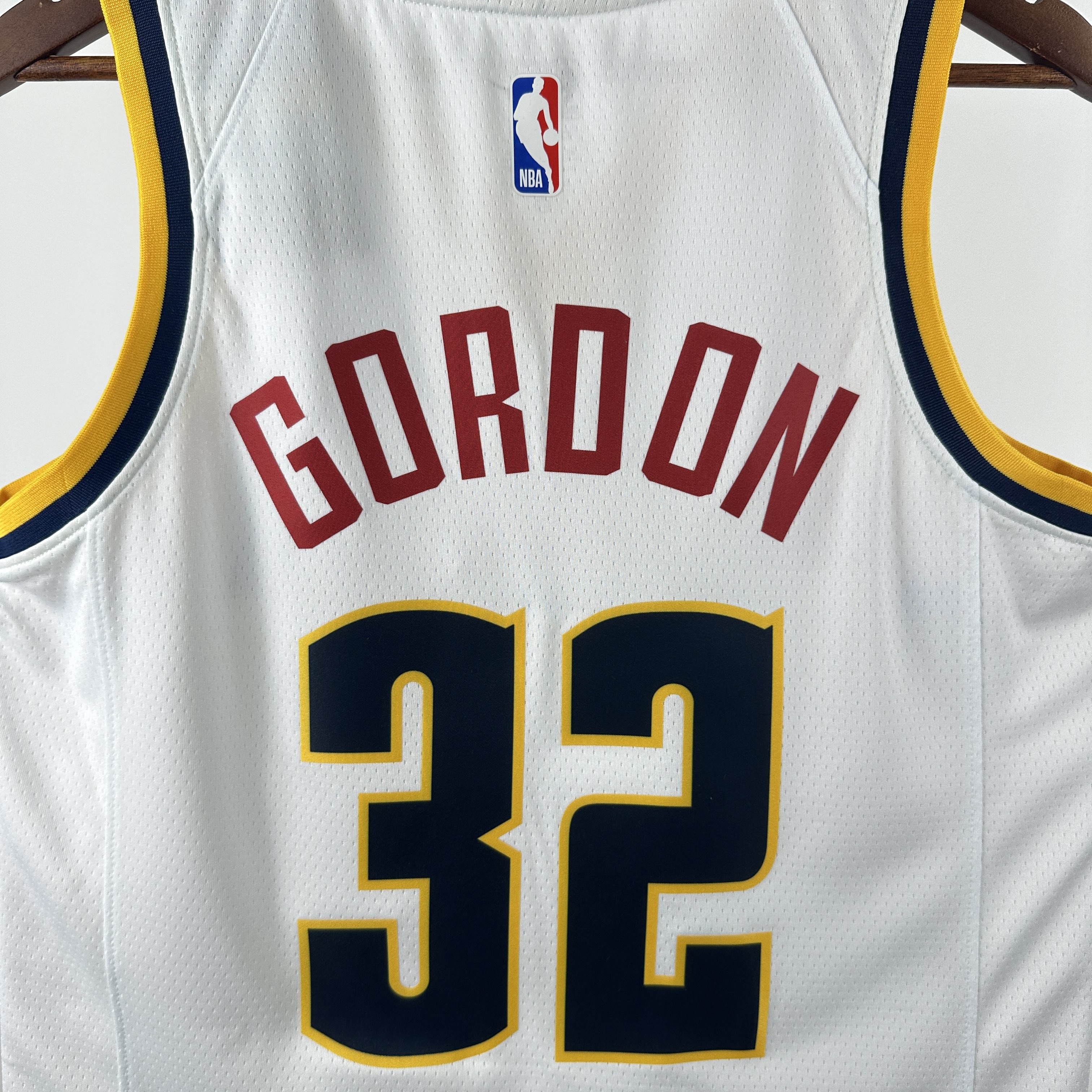 23 Season Denver Nuggets White  No.32