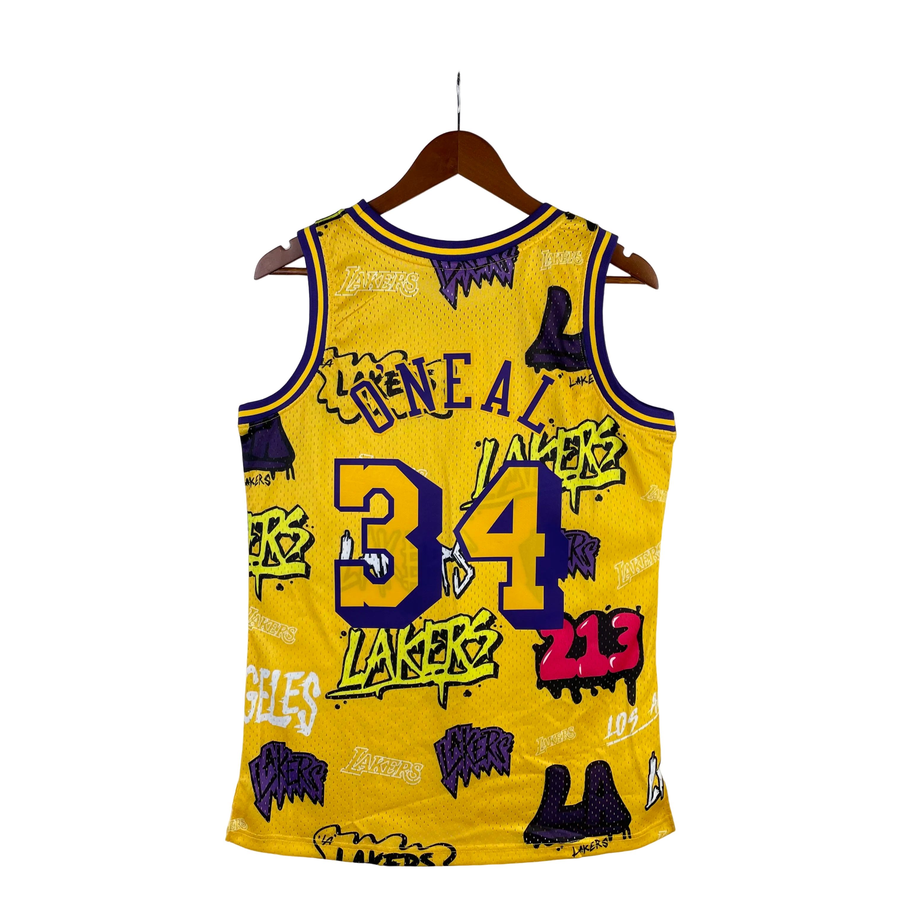 MN Heat Pressed Vintage : SW Lakers' 96/97 Graffiti 34 O'Neal