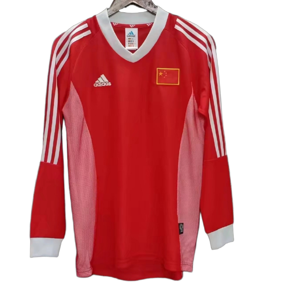 Retro China 2002 White  Long Sleeves S-XXL