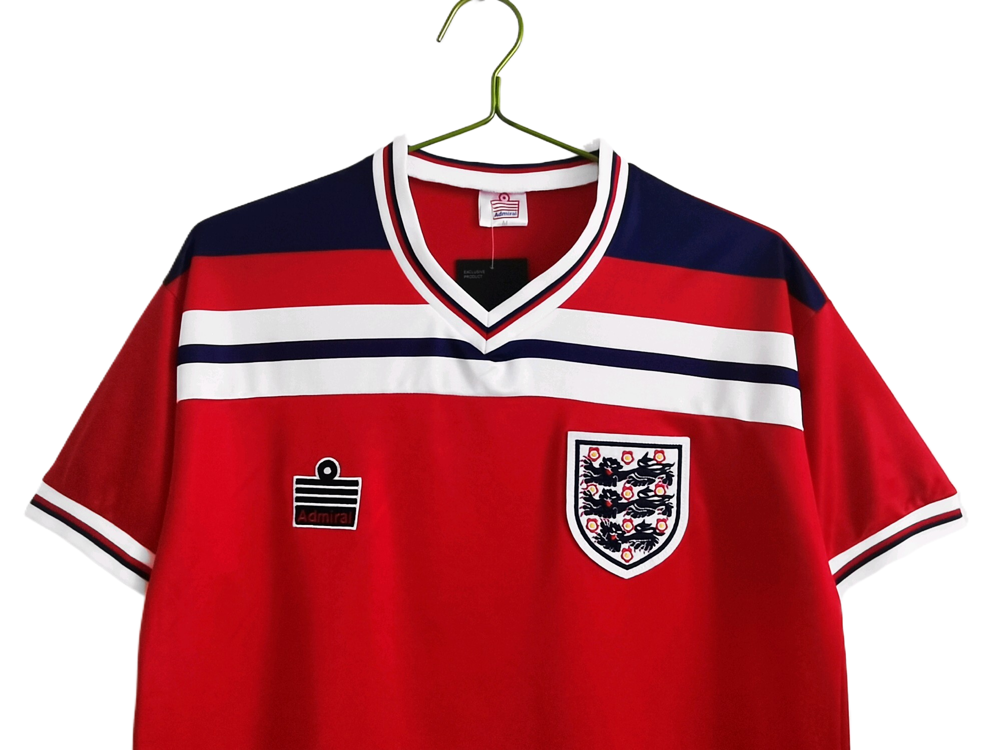 Retro  England 1982 Away Red