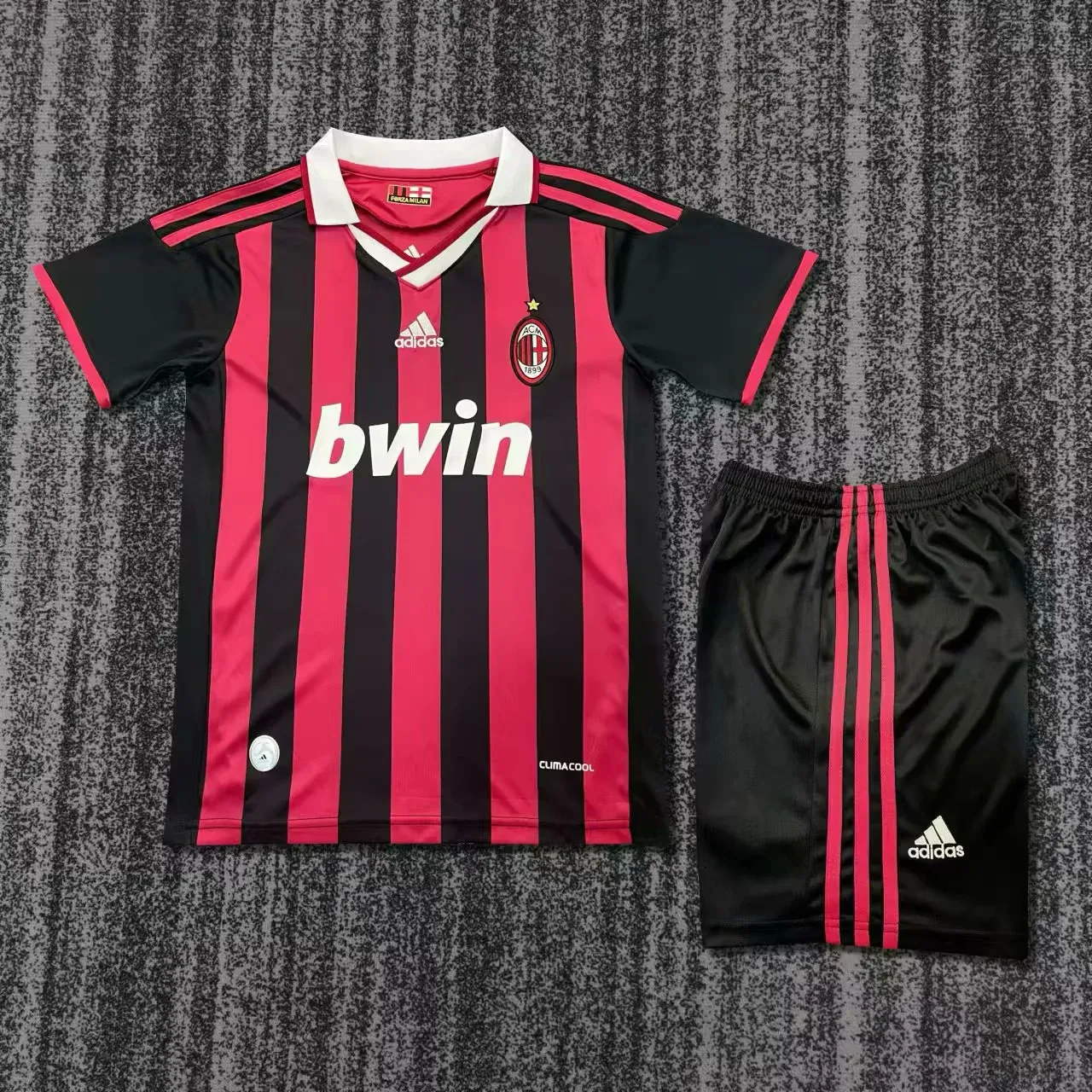Kids Retro Kit AC Milan 09/10 Home