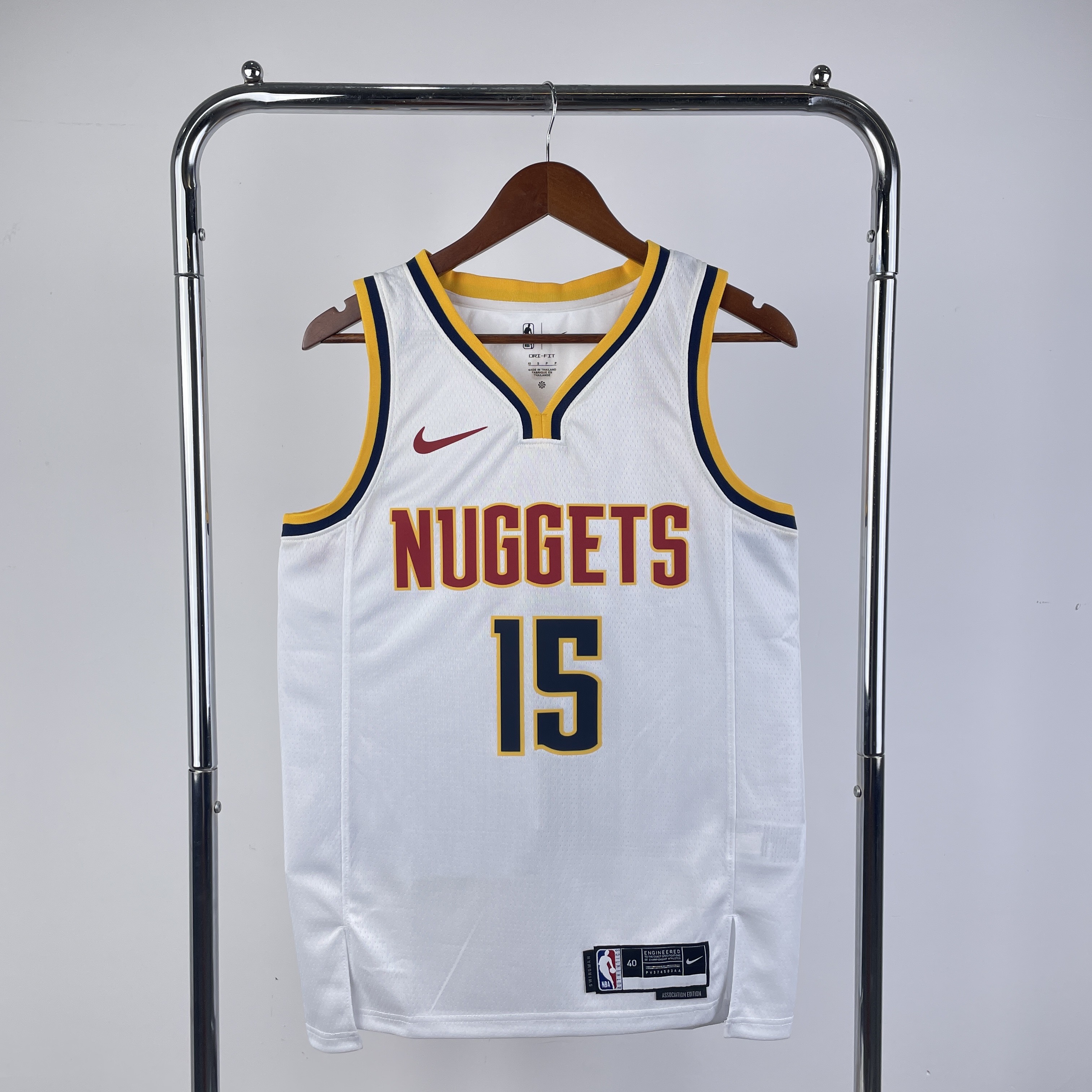 23 Season Denver Nuggets White  No.15 Joki?
