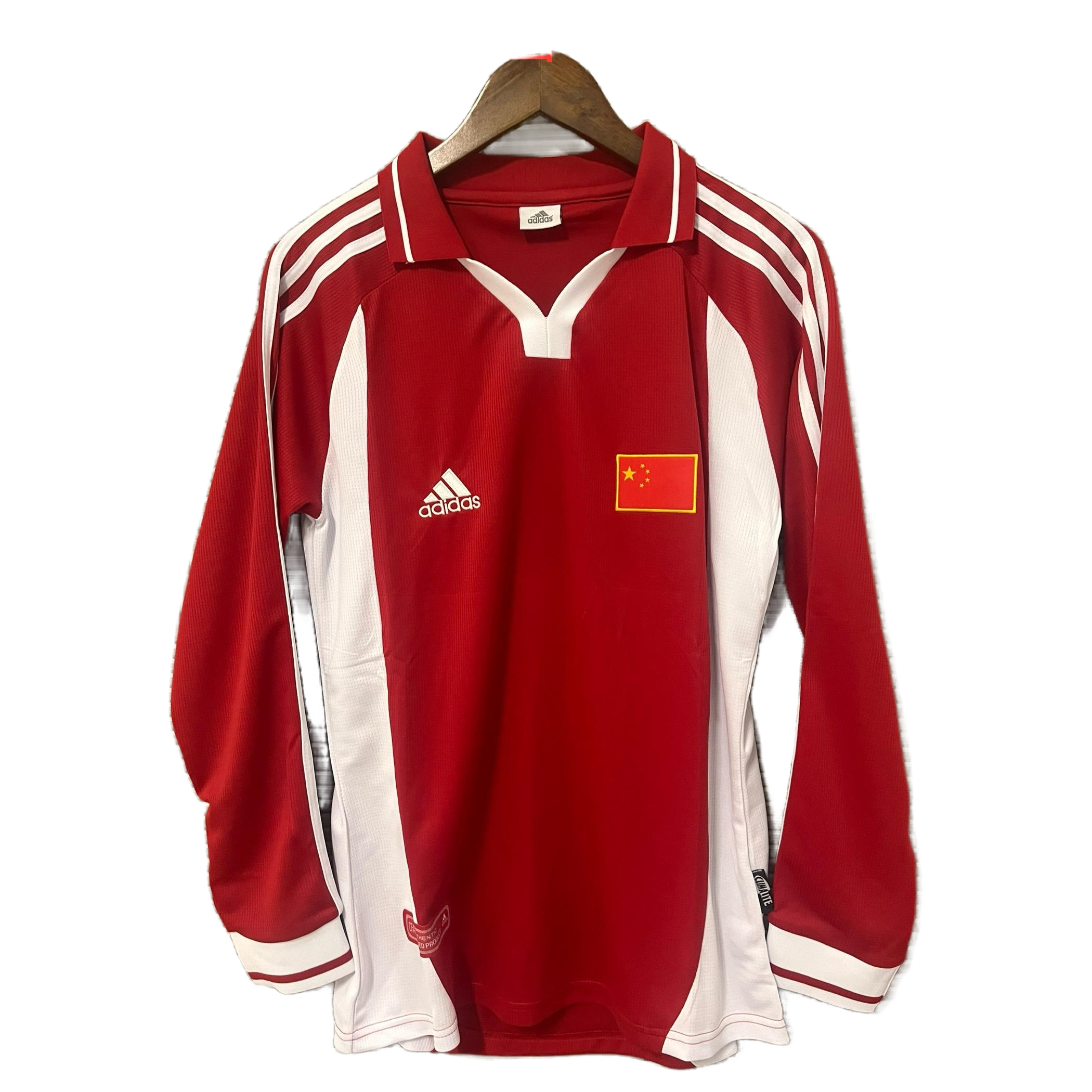 Retro China 2001 Red  Long Sleeves S-XXL