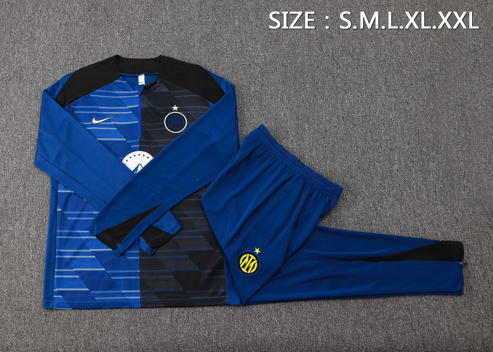 Inter Milano 2425 Half Zipper Suit B956