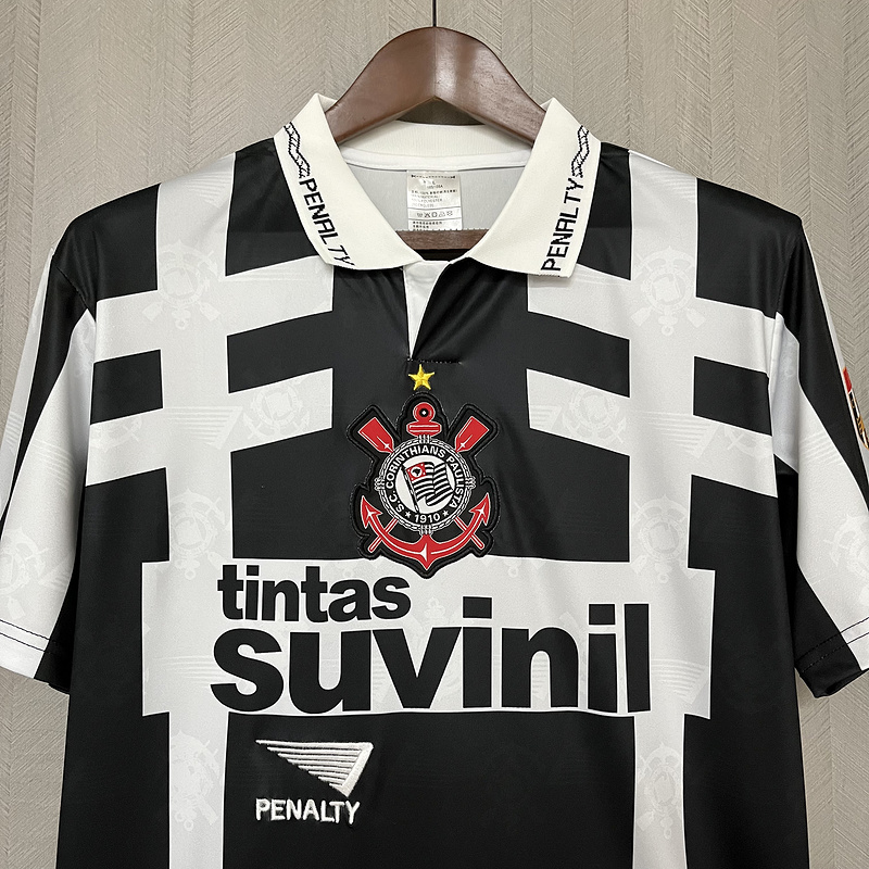 Retrô 1995-96 Corinthians S-XXL