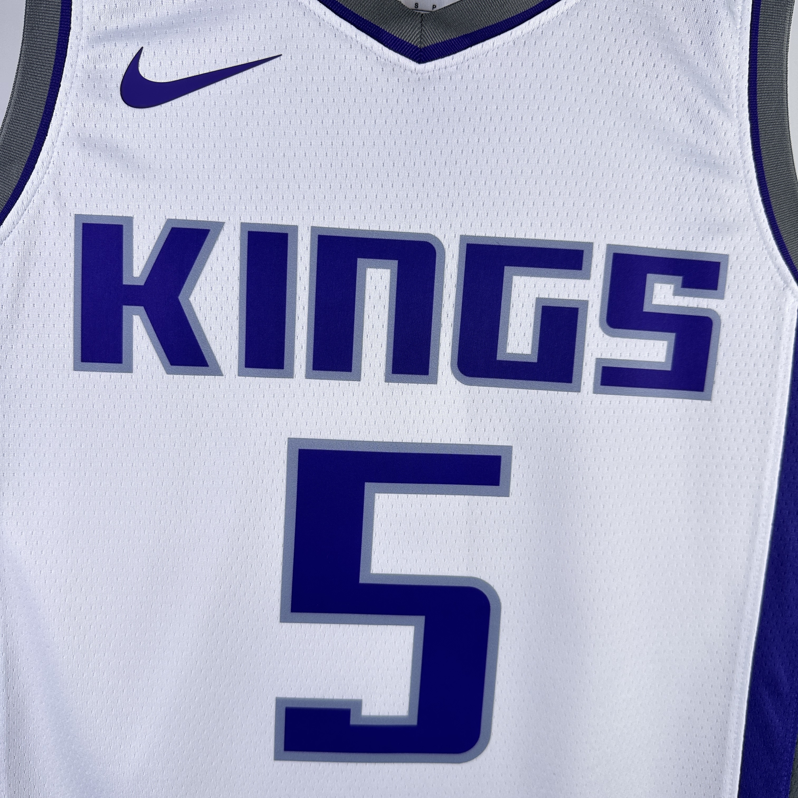 23 SEASON SACRAMENTO KINGS Home White  #5 FOX