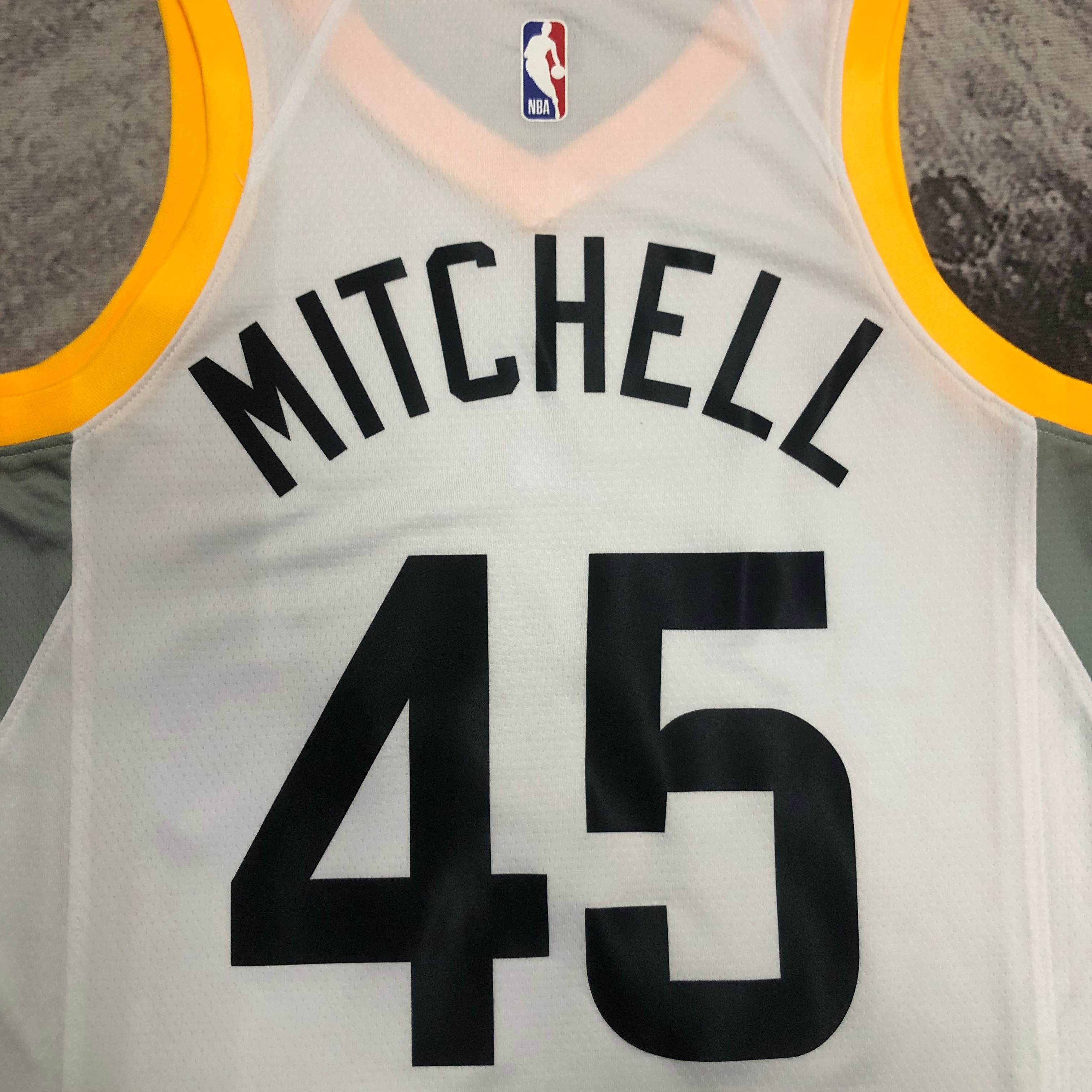 23 Season UTAH JAZZ Home White  No.45 Mitchell