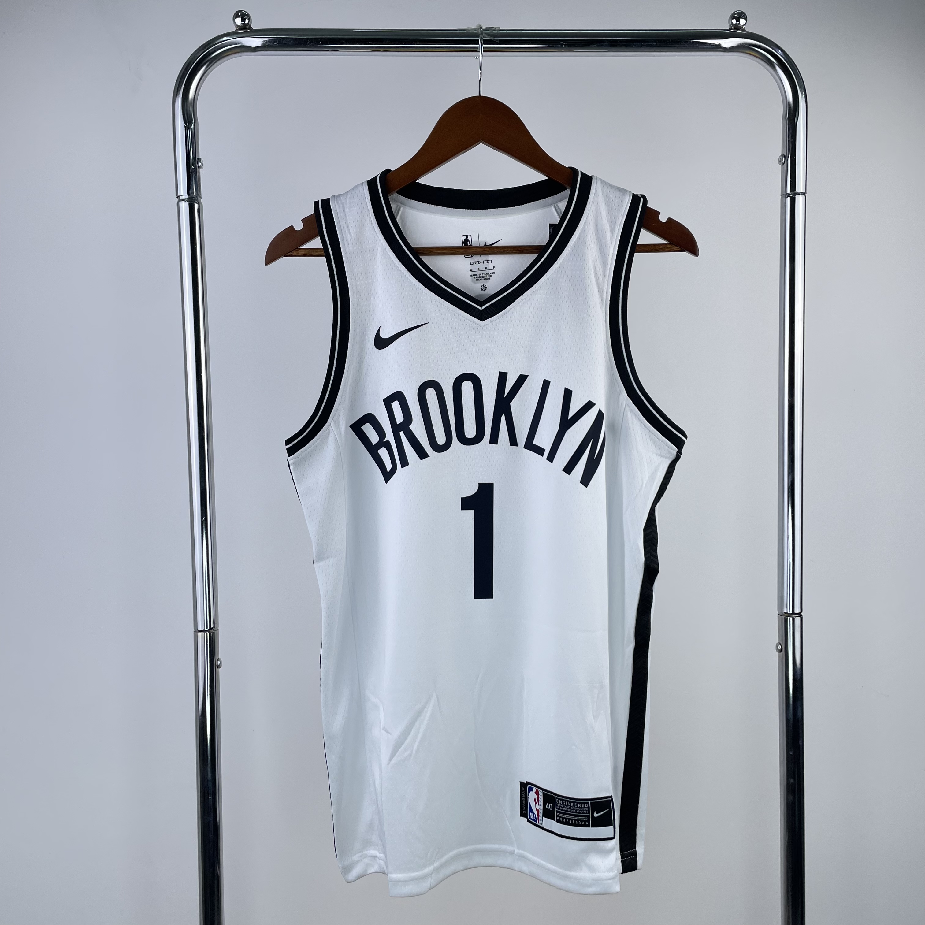 23 Season Brooklyn Nets White  No. 1 Bridges