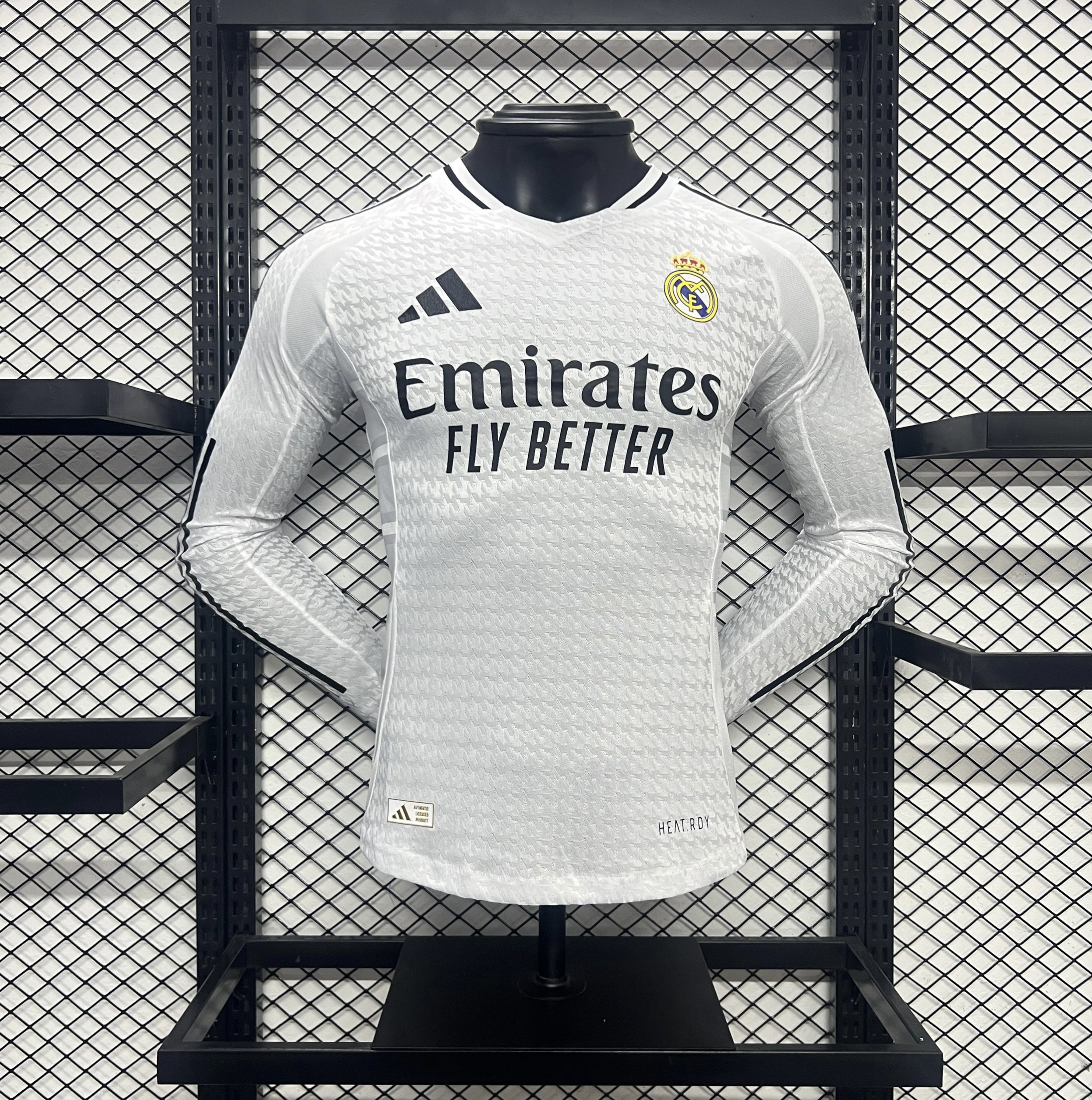 Player Version  Real Mαdrid 24/25 Home White Masculino Long Sleeves