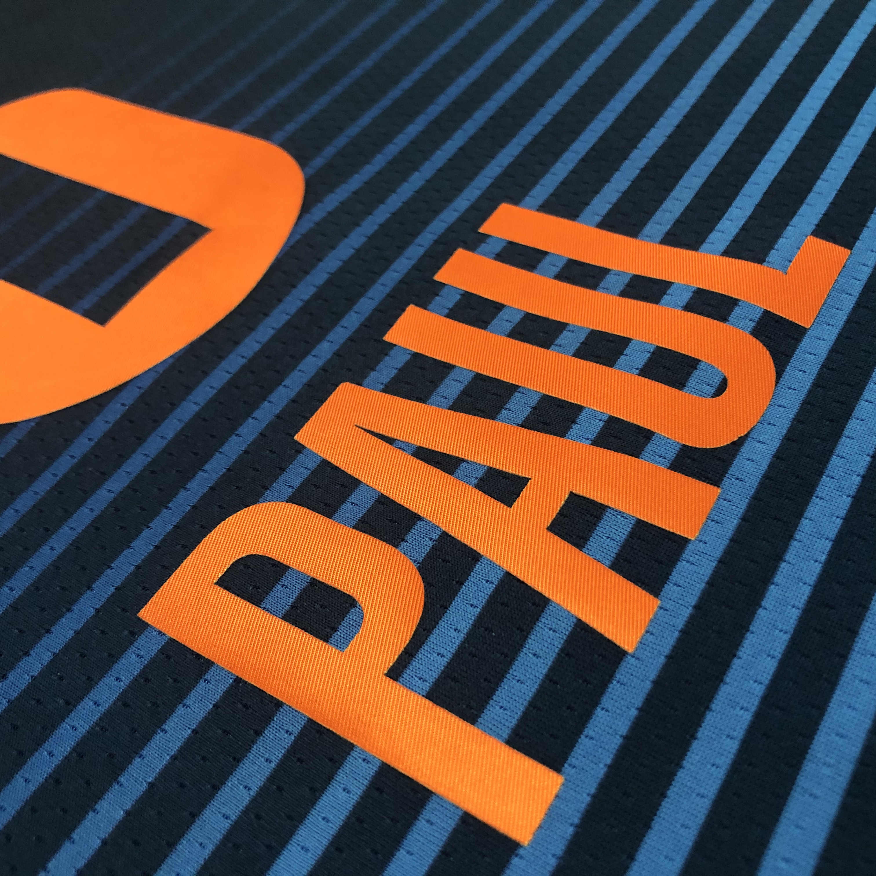 Oklahoma City Thunder Blue STRIPE  No.3 Paul