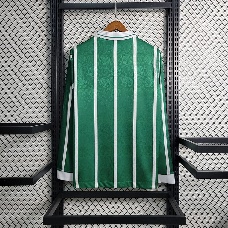 Retro  Palmeiras 1993 Home Green Long Sleeves
