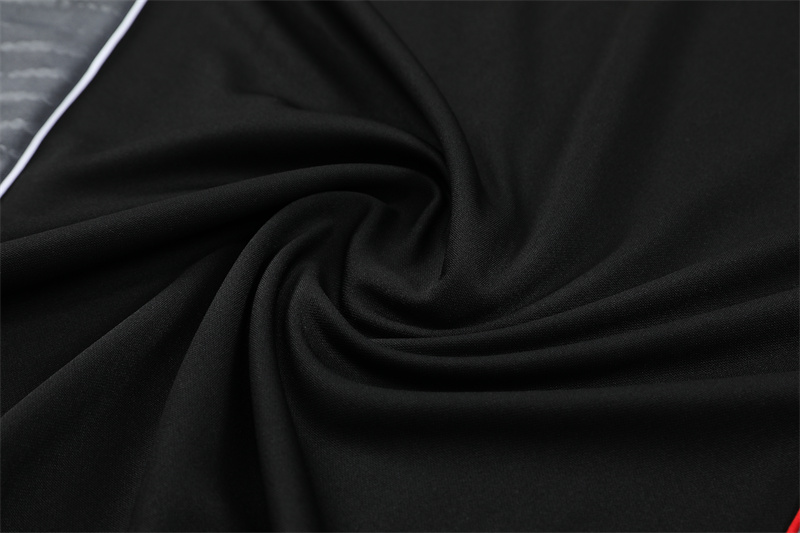 Adult/ Kids Ajax Black Half Zipper Training Suit 801