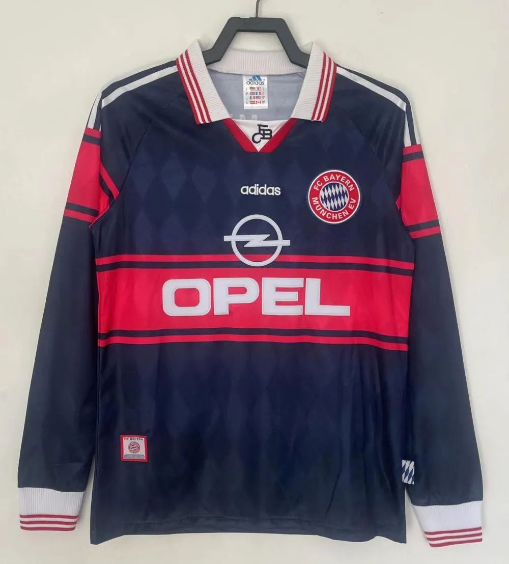 Retro 1997-99 Bayern Munich Home long sleeves