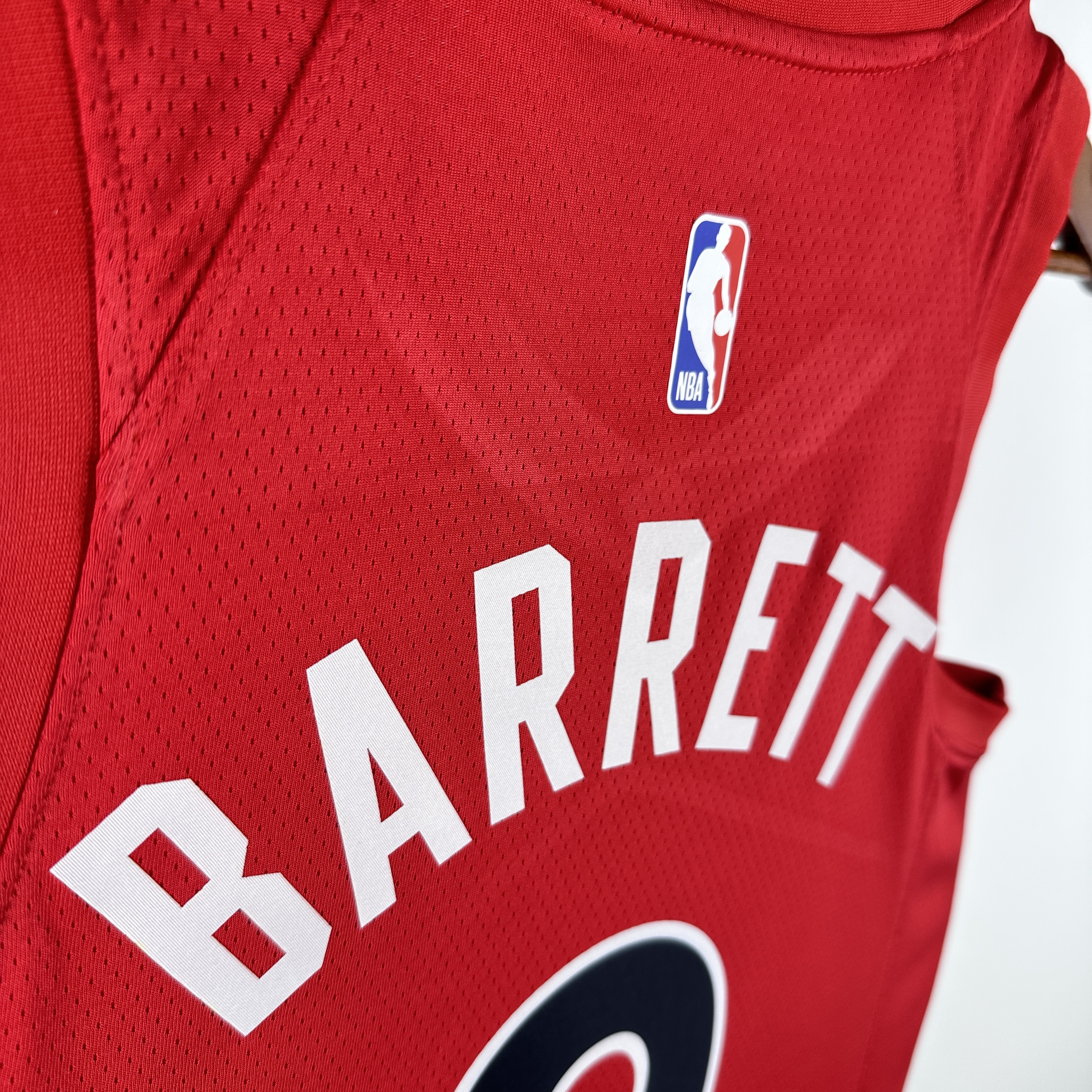 23 Season Toronto Raptors Away Red  No.9 Barrett