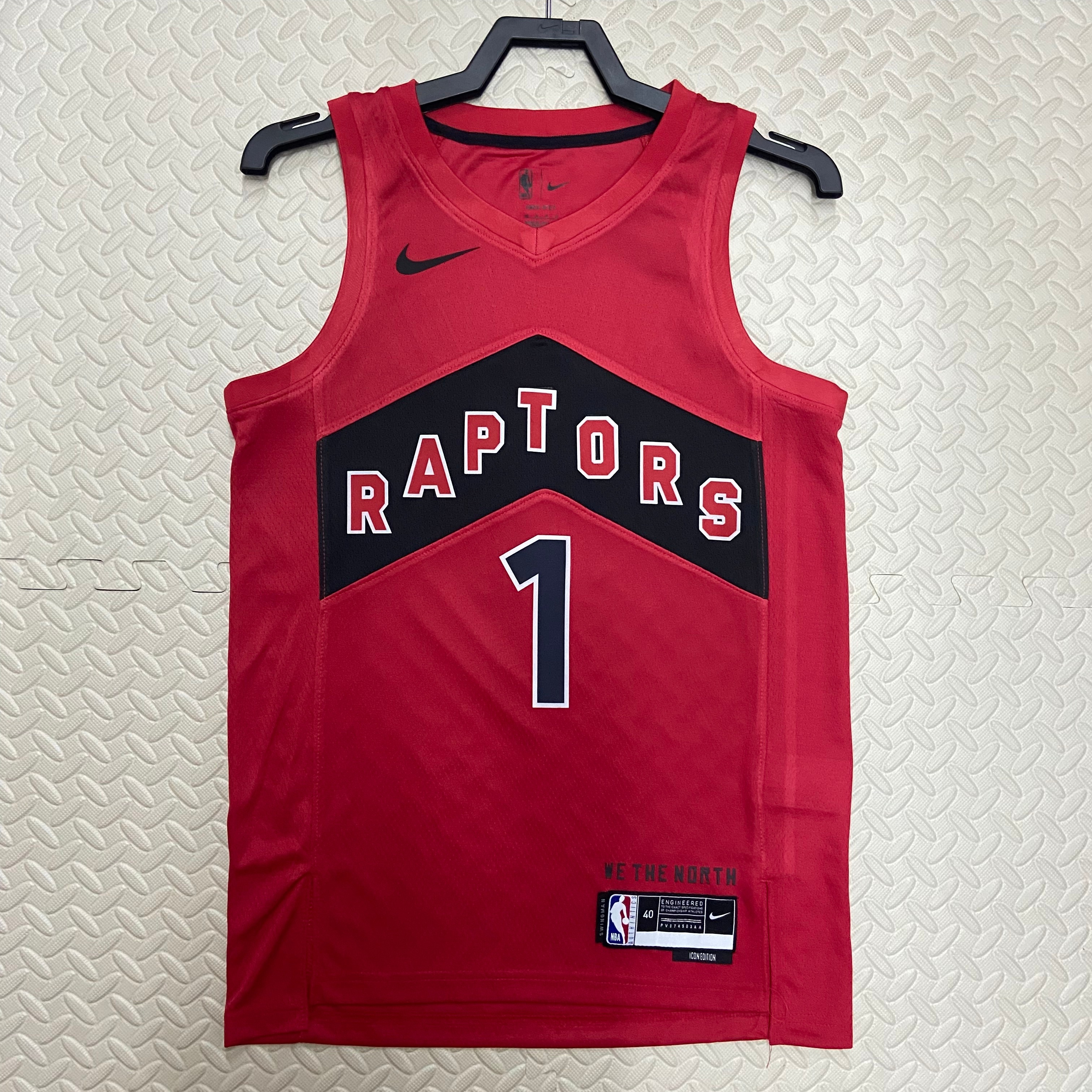 23 Season Toronto Raptors Away Red  No.1 McGRADY