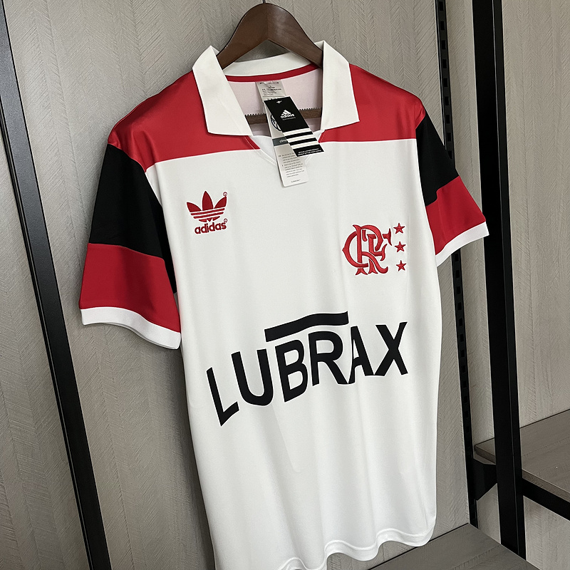 Retro  1986 Flamengo Away White