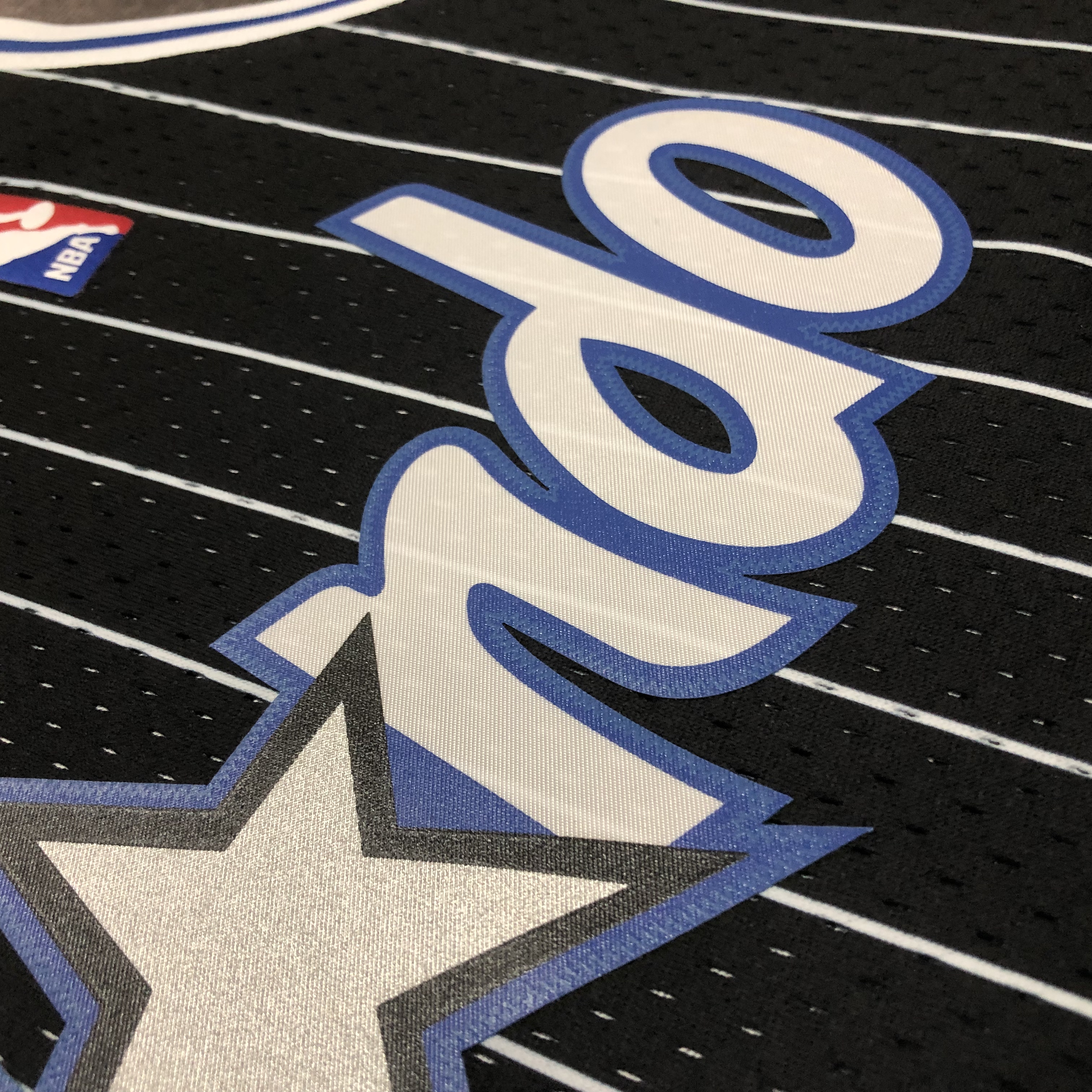 MN Heat Press Retro: ORLANDO MAGIC Black No.1